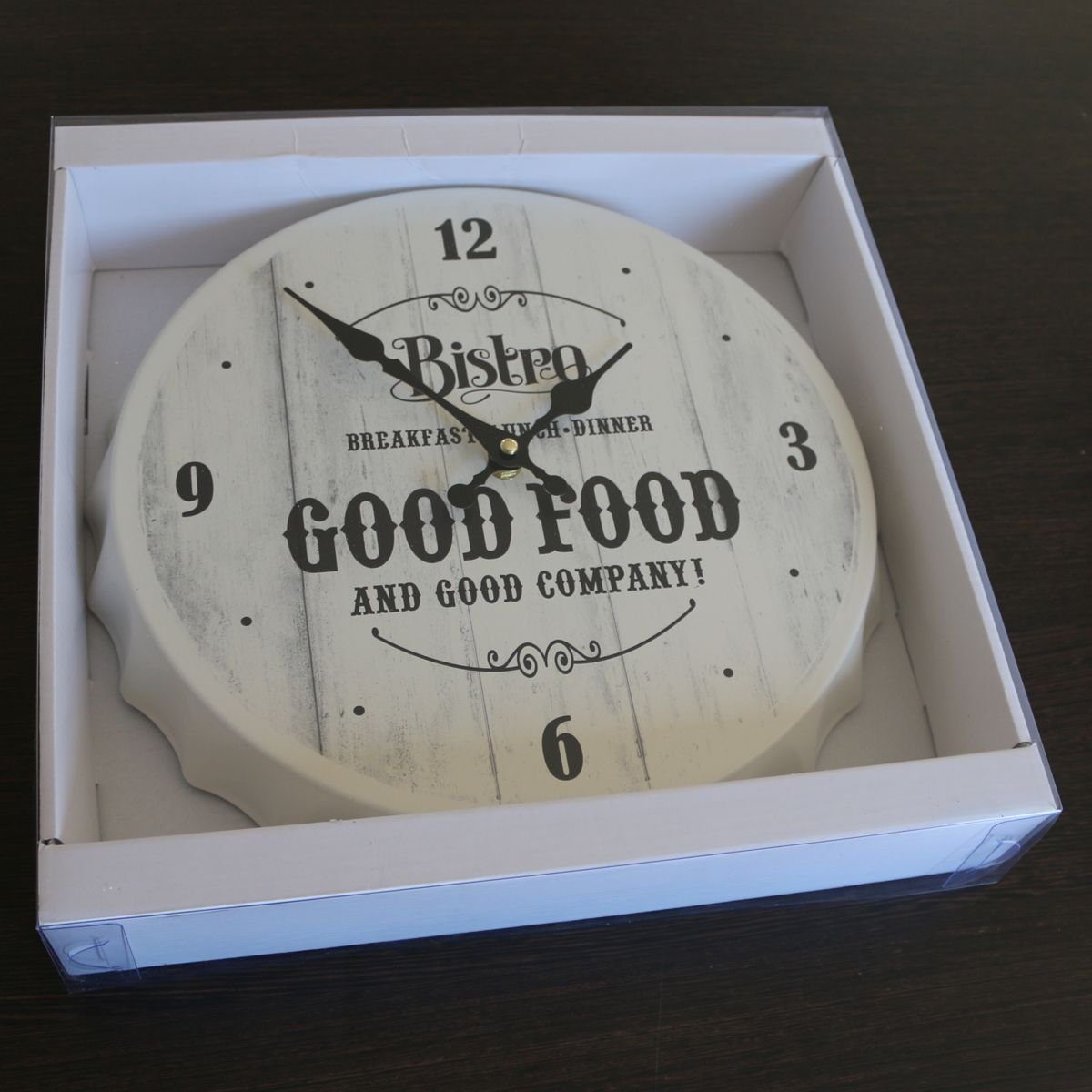 Contento Wanduhr 440s Wanduhr CROWNS BISTRO Metall