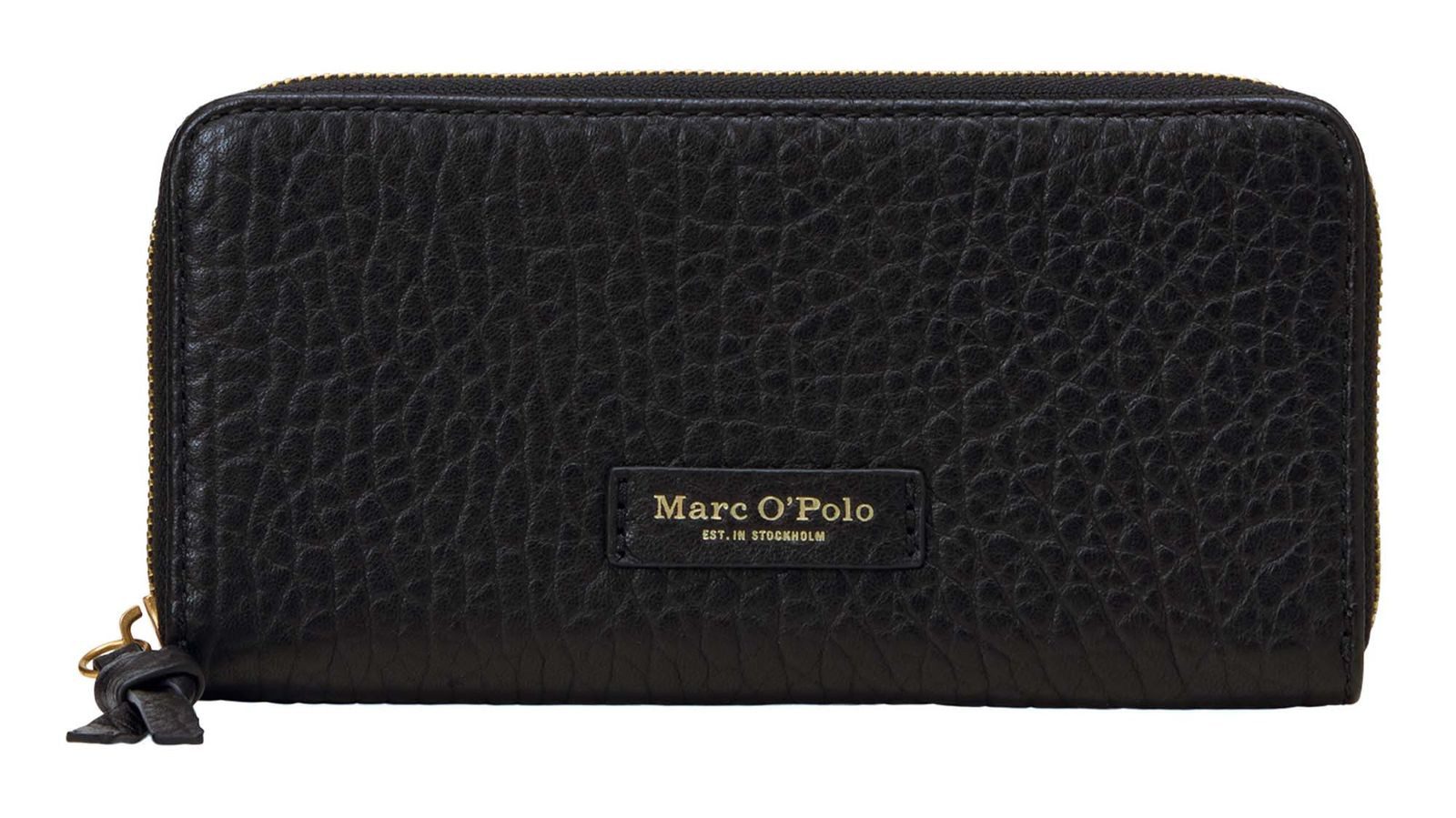 Marc O'Polo Geldbörse Zip Wallet, aus echtem Rindsleder
