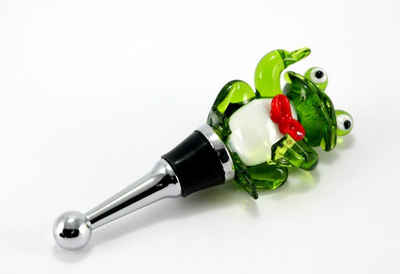 Brillibrum Flaschenverschluss Glas Flaschenverschluss Frosch Korken Glaskorken Mit Frosch Figur