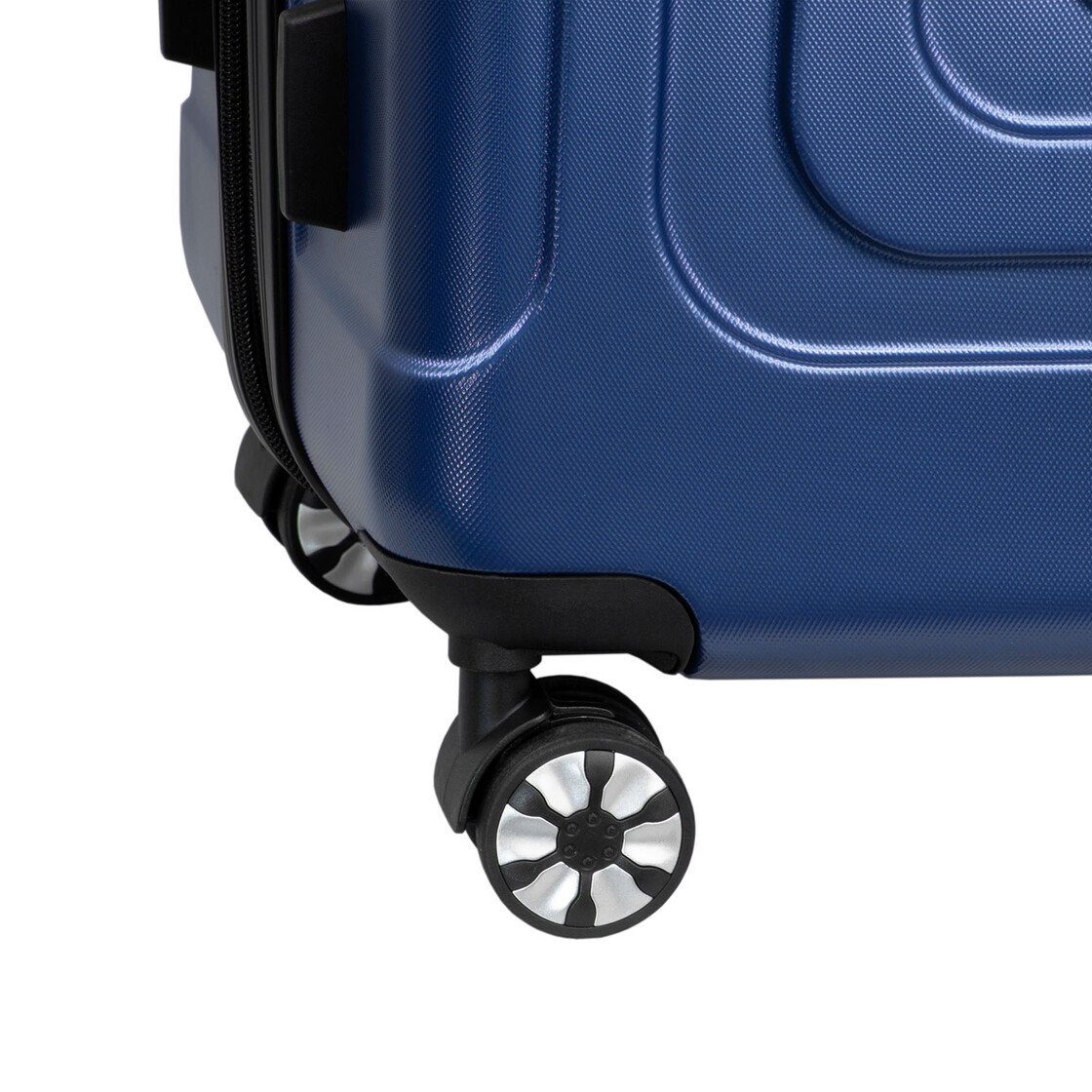 Valis Hartschalen-Trolley Valis Reisekoffer leichte M-L-XL Doppelrollen, kratzfeste Qualitäts-Zahlenschloss, 4x 360° mit ABS-Kunststoff Hartschalenkoffer Hartschale um ABS drehbar