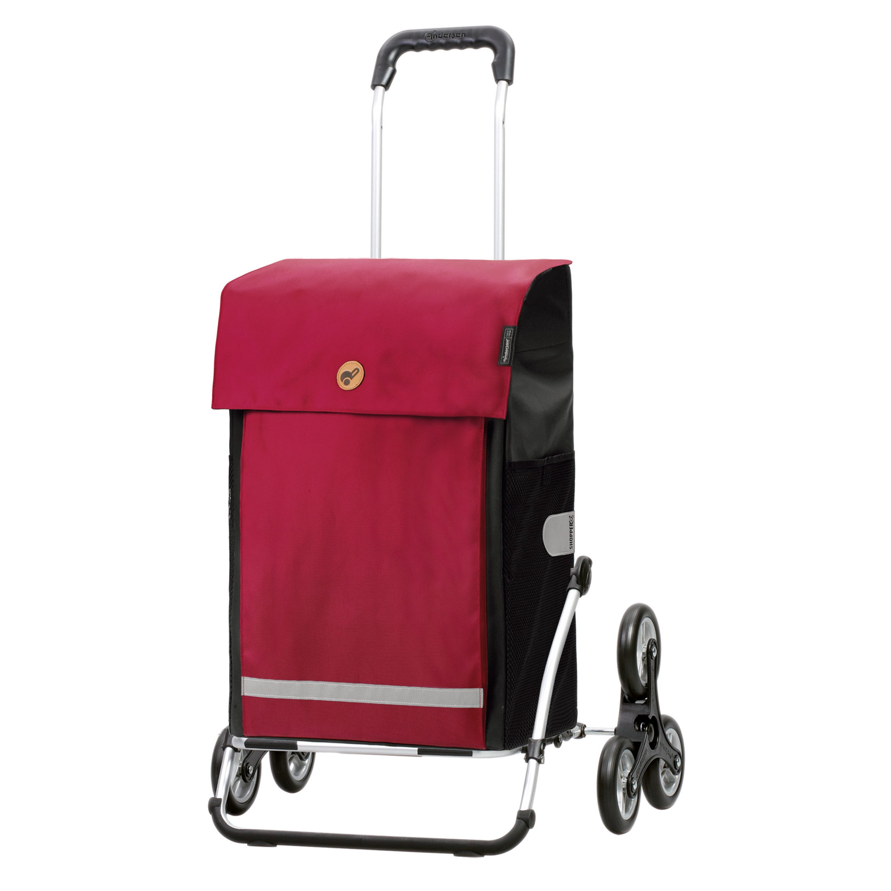 Einkaufstrolley Treppensteiger Cargo Shopper XXL Martje rot