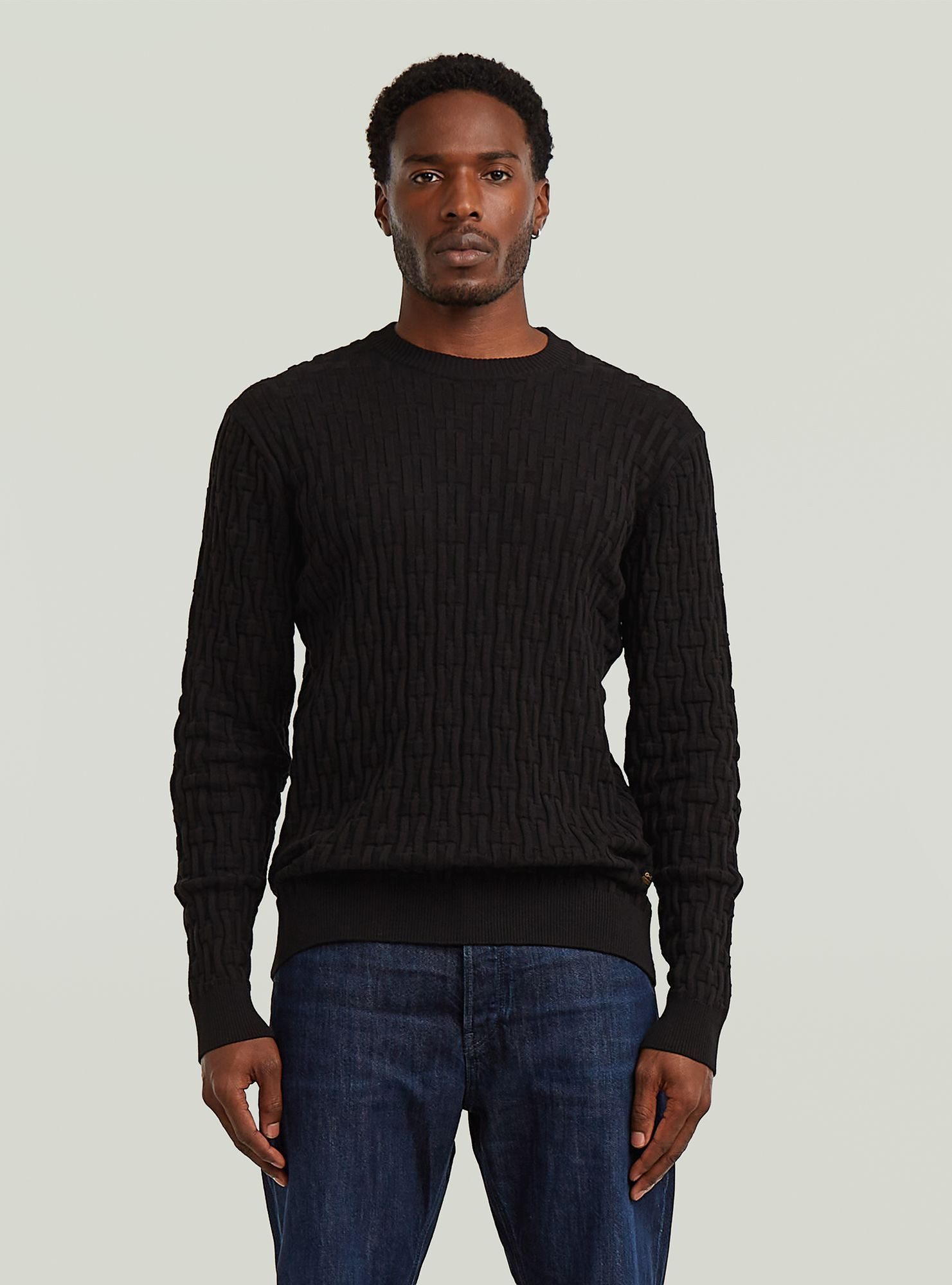 G-STAR Longpullover Chain Structure Knit Pullover