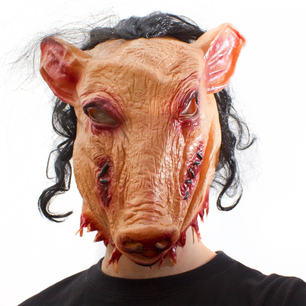 Verkleidungsmaske Pig Schweine Maske