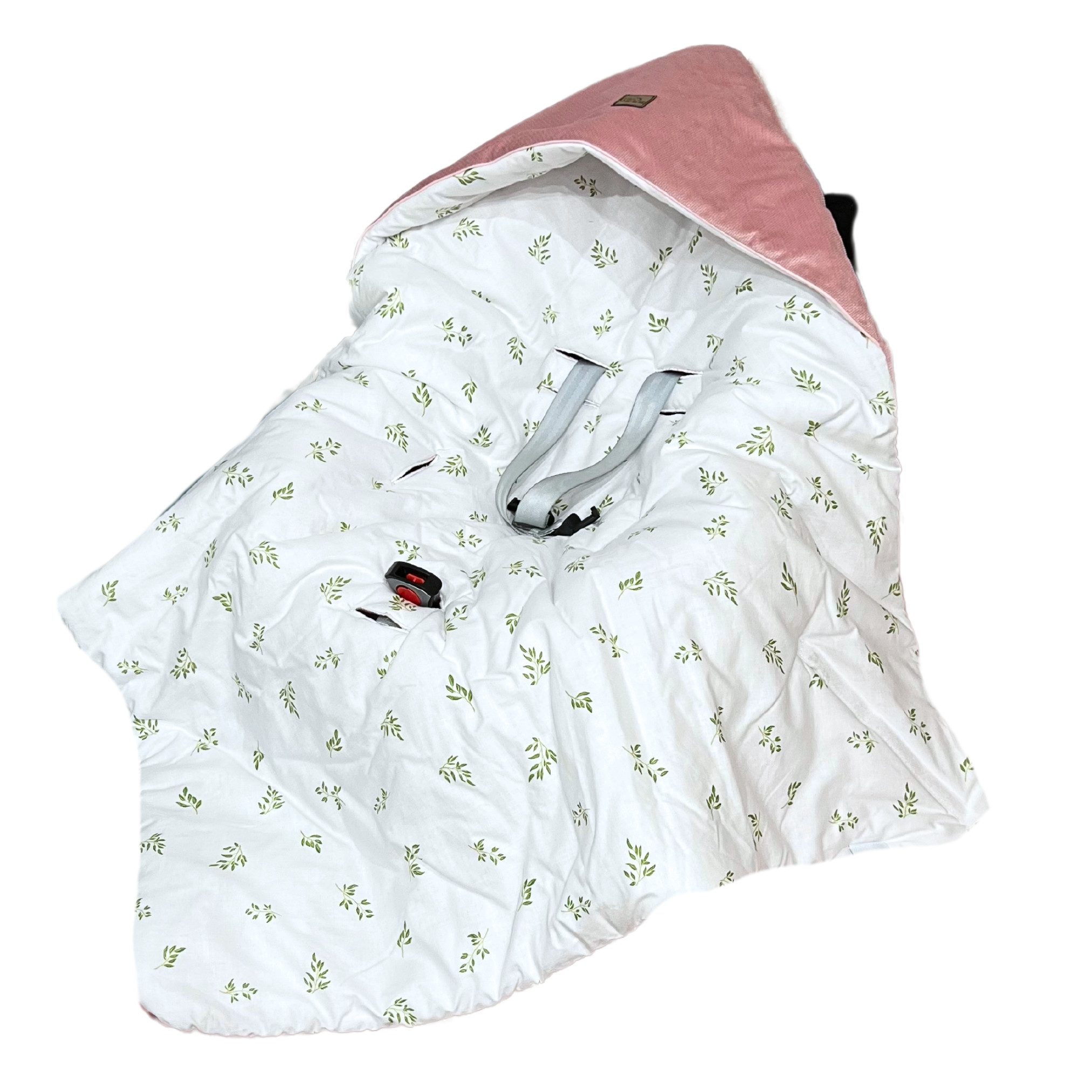 Fußsack Einschlagdecke Velvet - Baby Autokindersitz, Babydecke