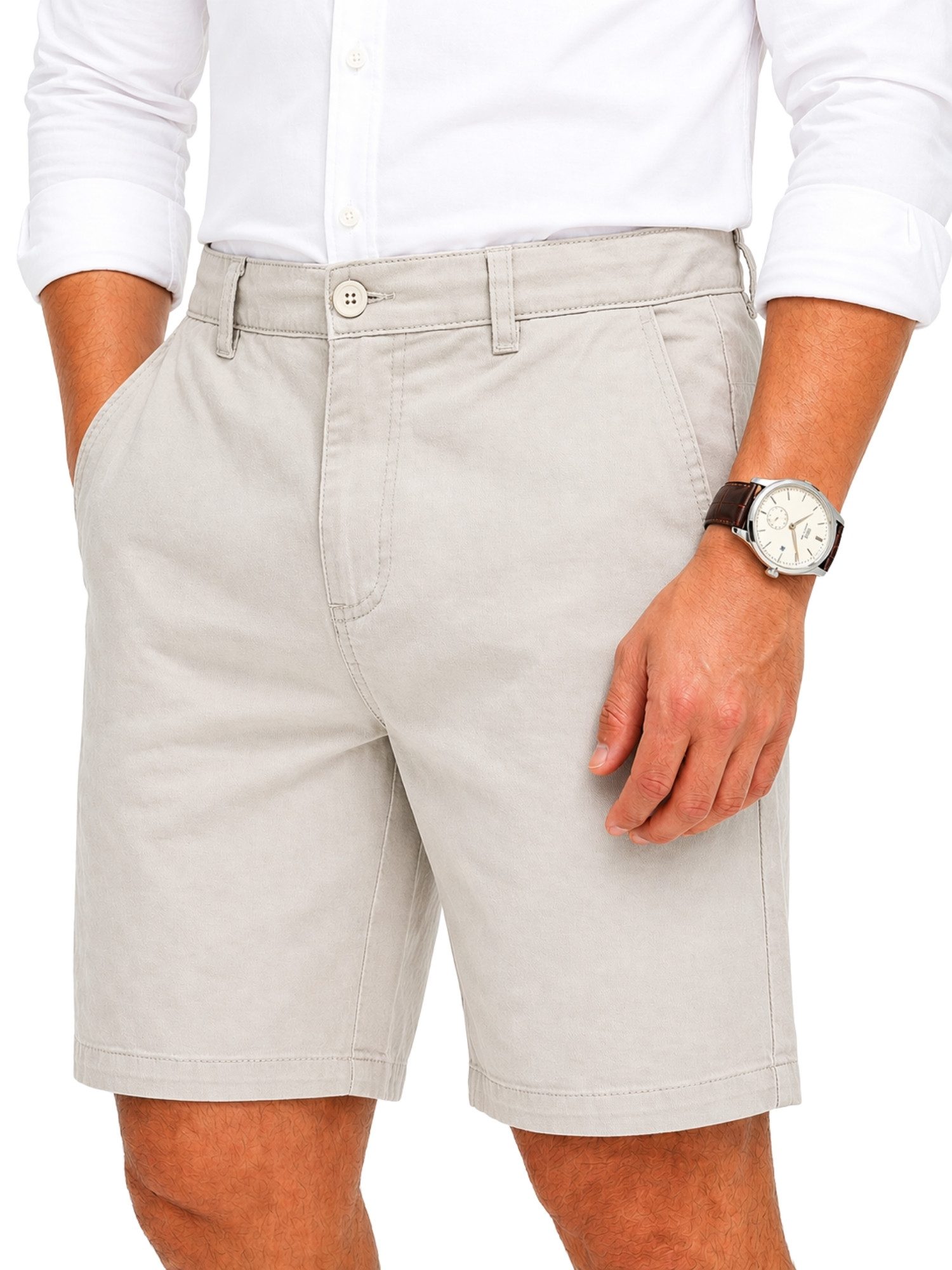 COMEOR Chinoshorts Kurze Hosen Herren - Baumwolle Chino Shorts (1 Hose) Bequeme Passform mit verstellbarem Kordelzug und praktischen Taschen