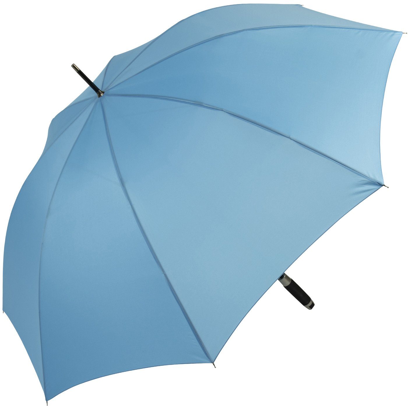 doppler® Stockregenschirm XXL Golfschirm, Partnerschirm für Damen und Herren, groß und stabil, uni-Sommerfarben - blau
