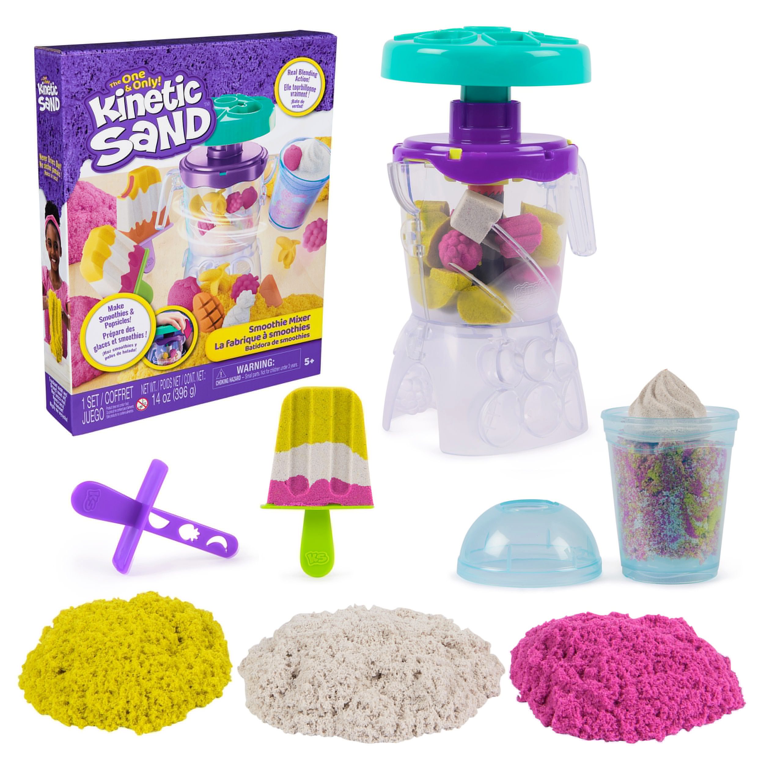 Spin Master Kreativset Kinetic Sand - Smoothie Mixer Spielset