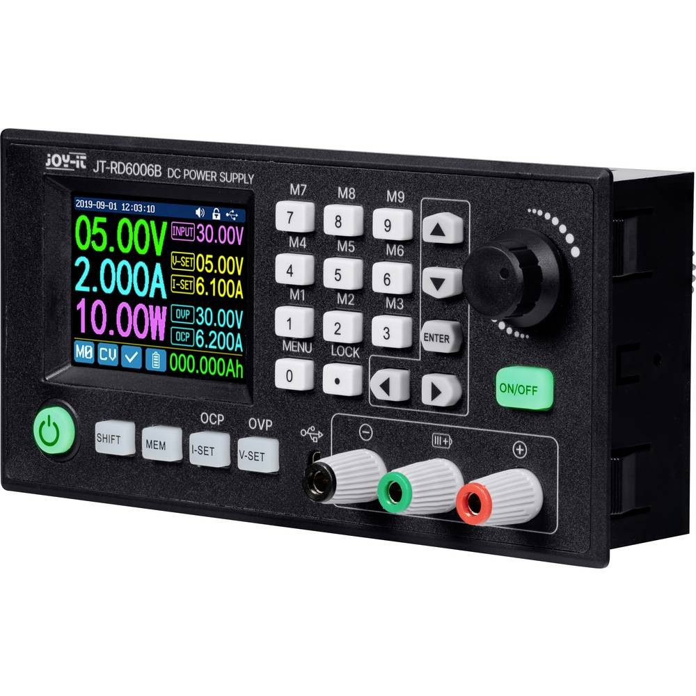 Joy-it RD6006B Labor-Netzteil (fernsteuerbar, programmierbar, schmale Bauform)