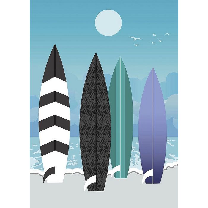 my home Leinwandbild AYSE / Surfboards (1 St)