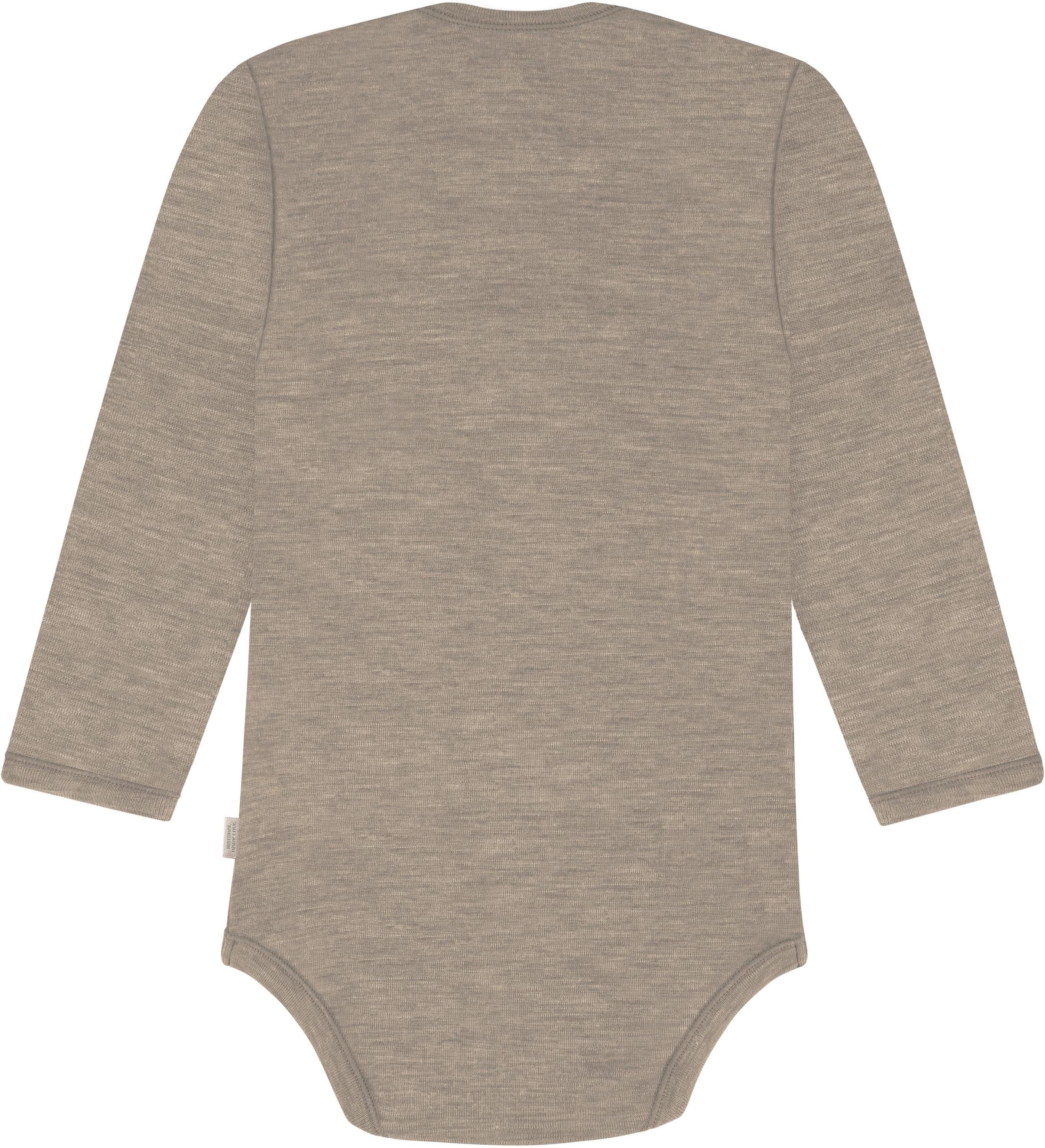 normani Langarmwickelbody Baby Merino Body Langarm Auckland Langarm Body mit Umschlag - Strampler Einteiler aus 100 % Merinowolle