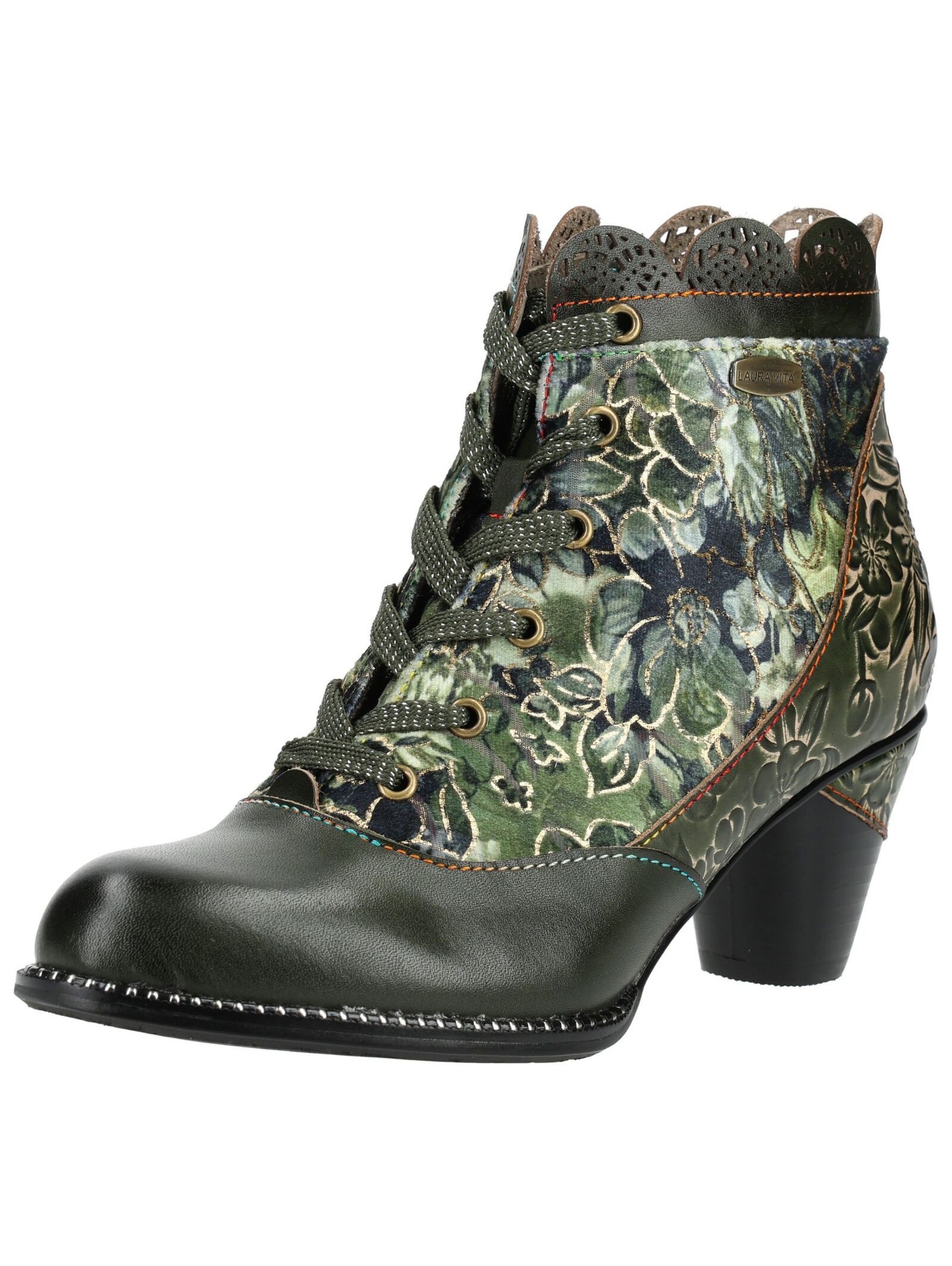 LAURA VITA LAURA VITA Stiefelette Leder/Textil Schnürstiefelette