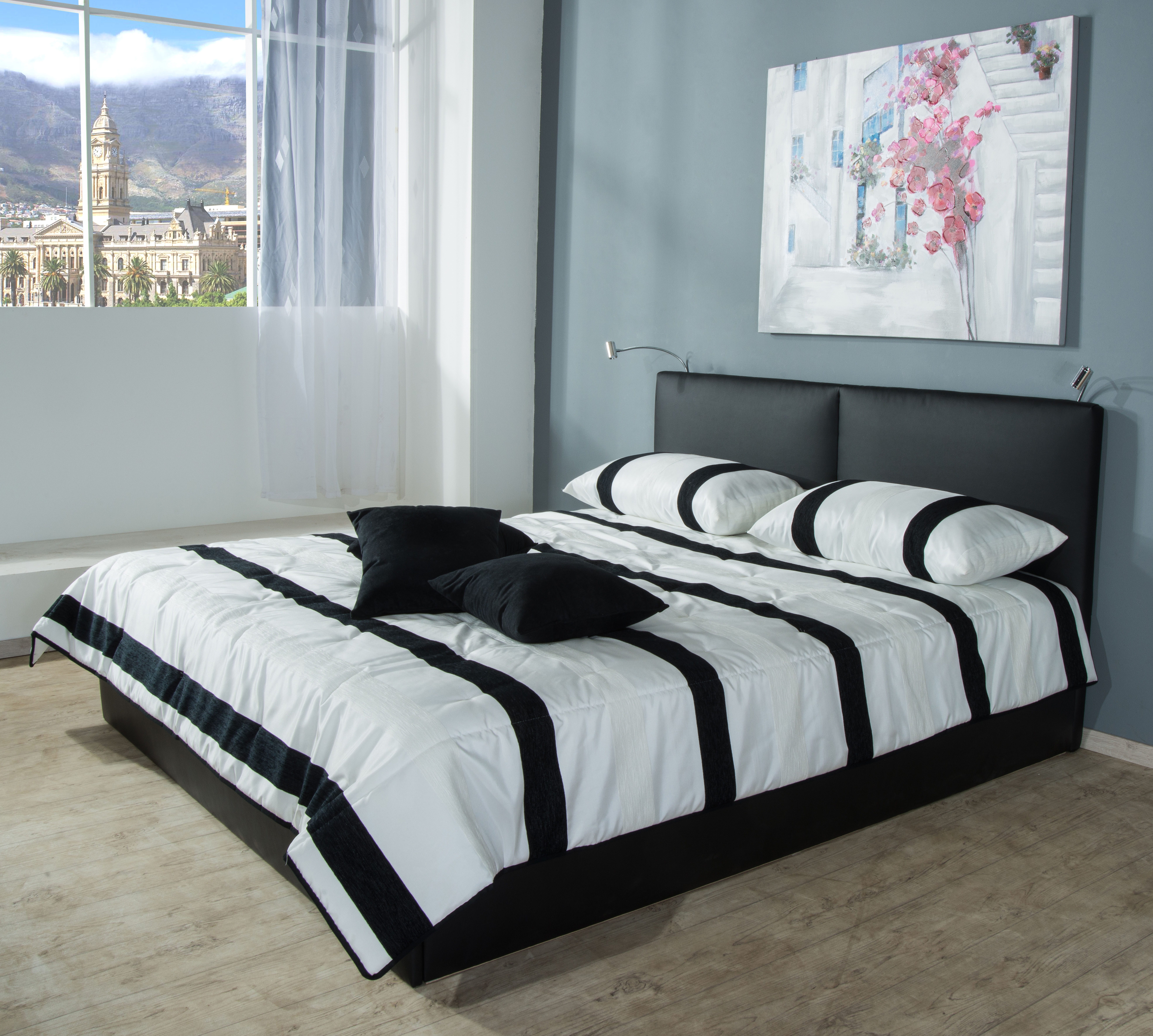 Westfalia Schlafkomfort Bett Polsterbett Oslo in verschiedenen Härtegraden und Größen, wahlweise mit oder ohne Bettkasten