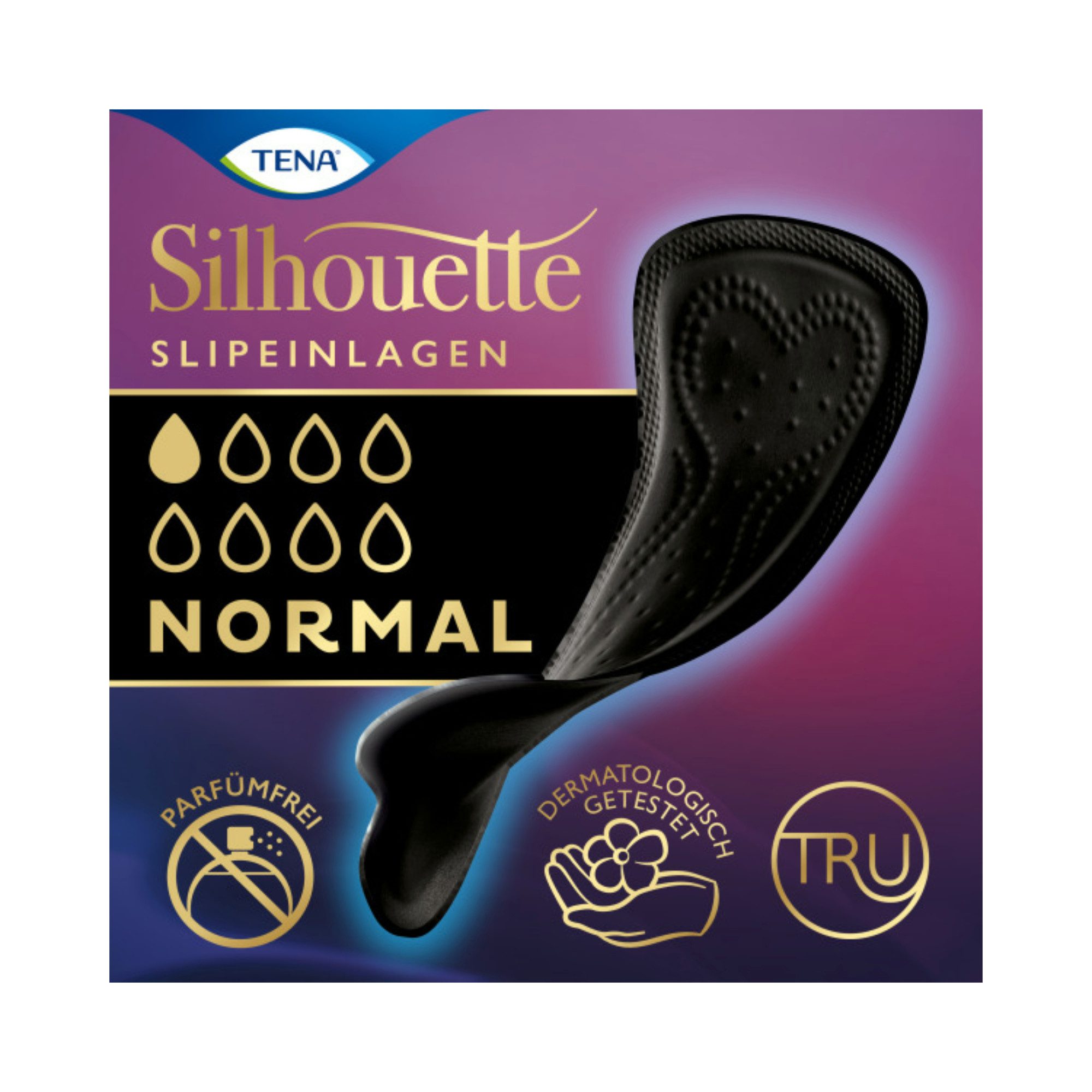 TENA Inkontinenz-Einlage TENA LADY - Silhouette Einlagen Noir - Normal