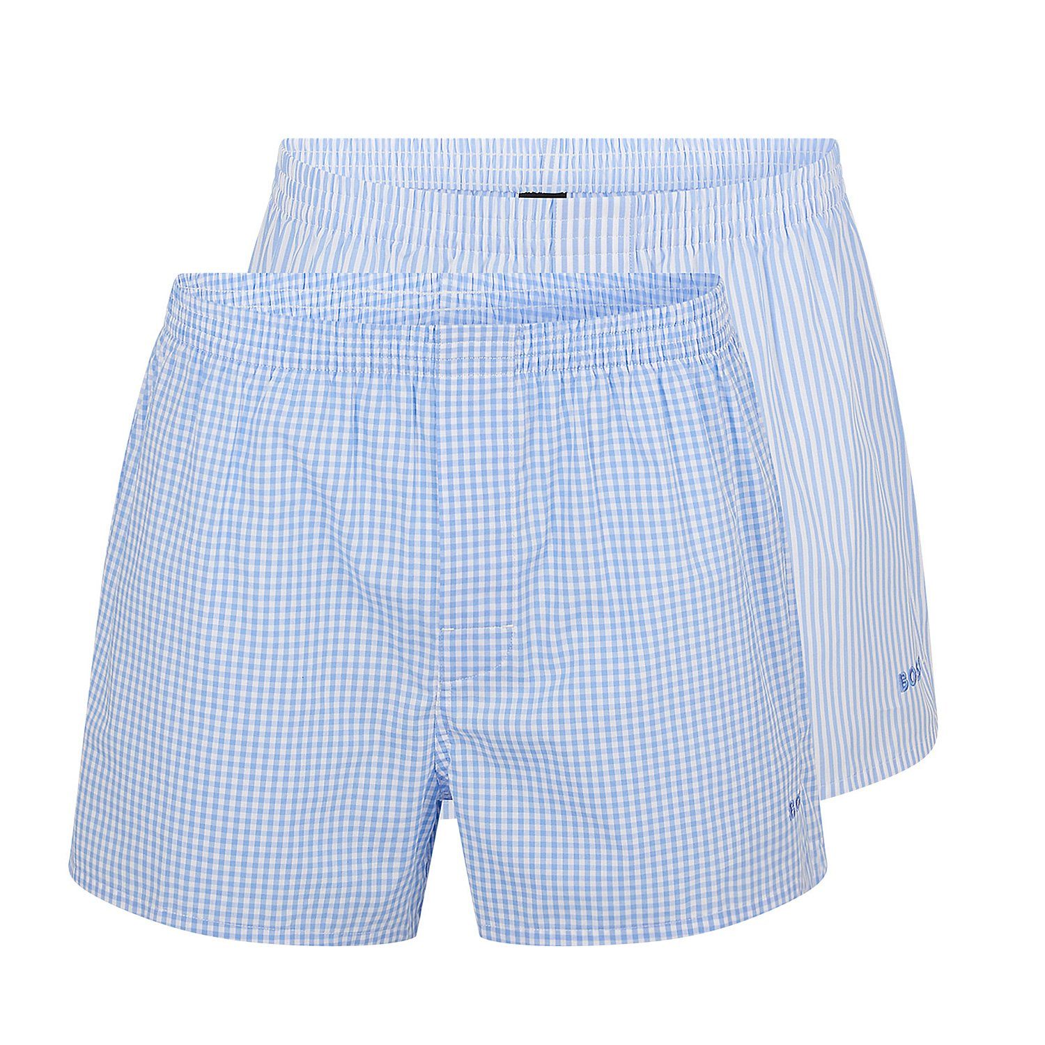 BOSS Webboxer NOS Boxer CW 2P (Packung, 2-St., 2er-Pack) Boxershorts aus re günstig online kaufen