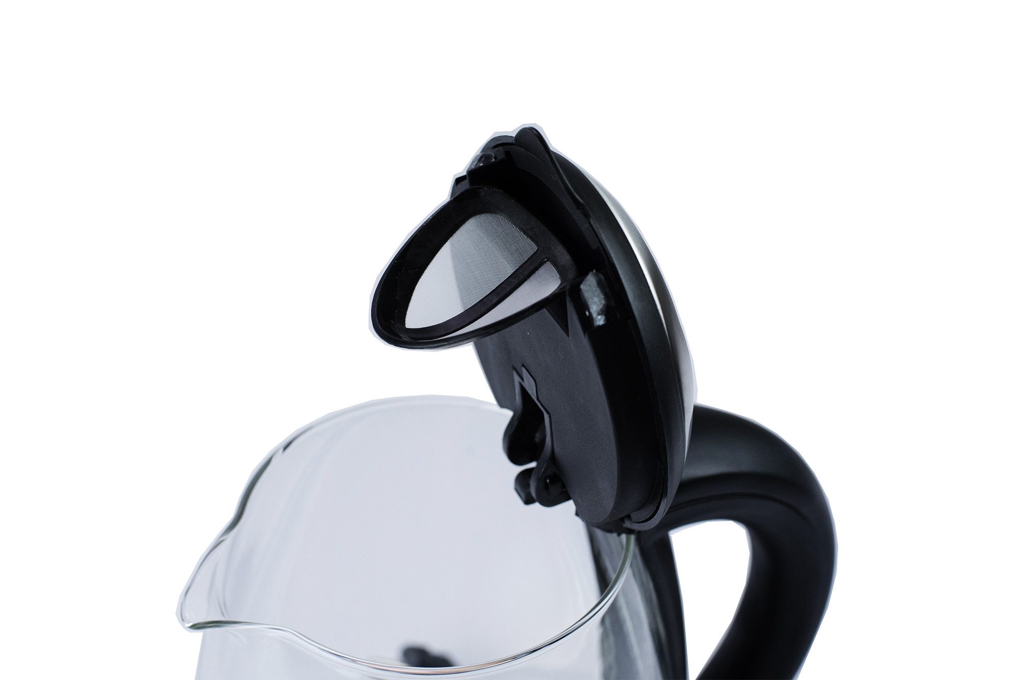 Elta Wasserkocher Glas, 1.8 l, 2200 W, blaue LED Beleuchtung, Kalkfilter