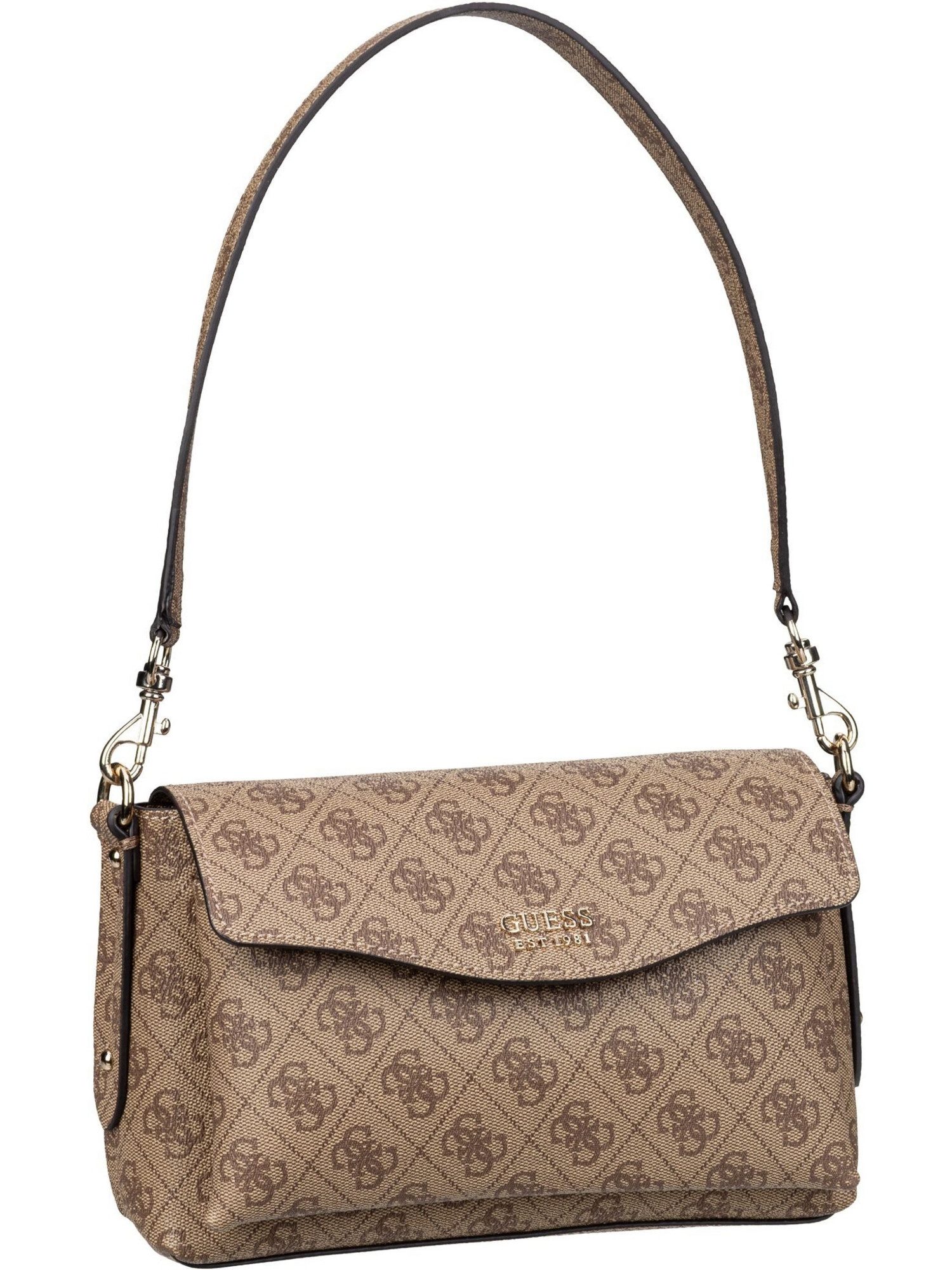 Guess Schultertasche Brenton Flap Logo günstig online kaufen