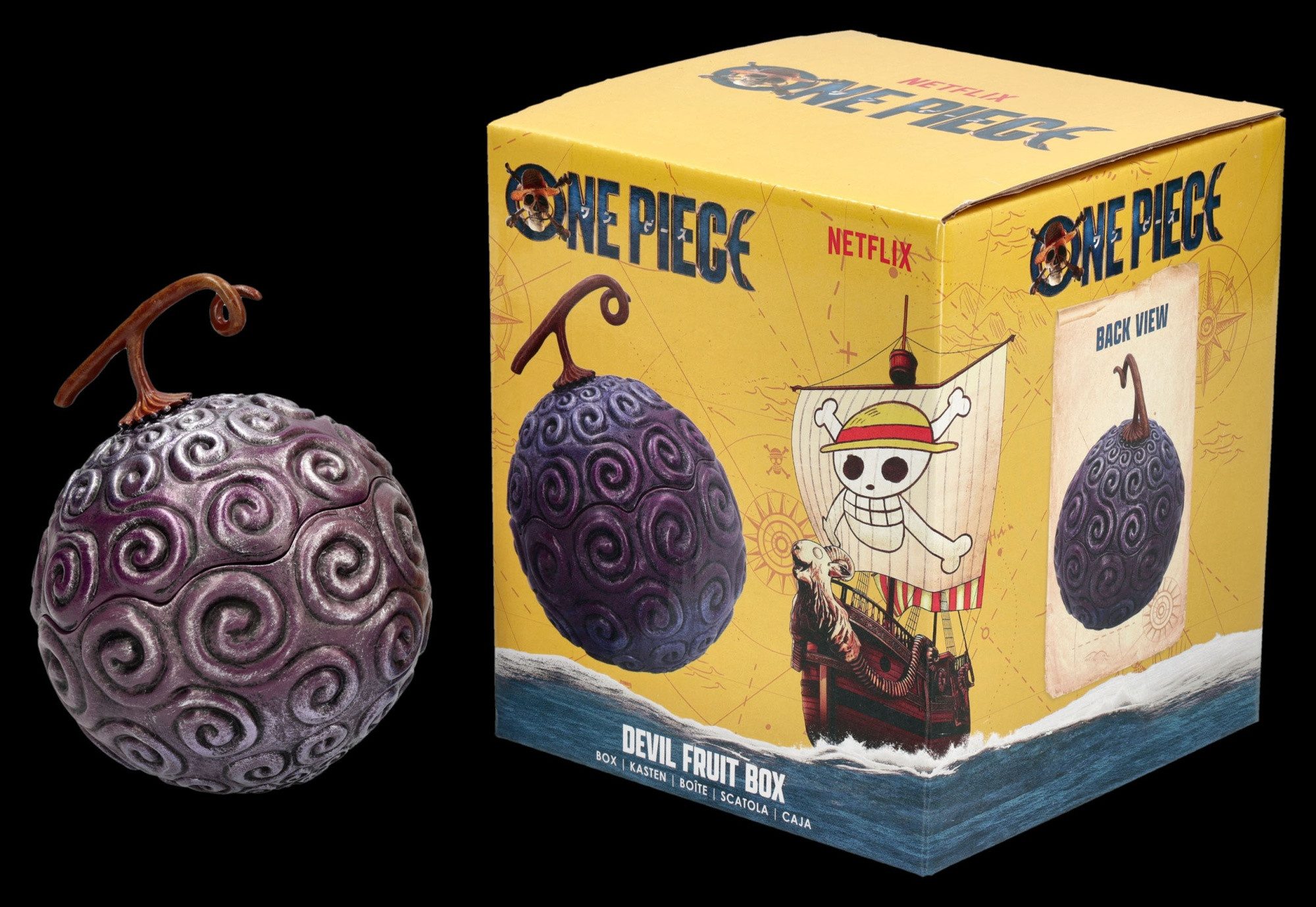 Figuren Shop GmbH Dekoobjekt One Piece Schatulle – Devil Fruit Box Sammlerfigur Anime 12.5 cm Deko