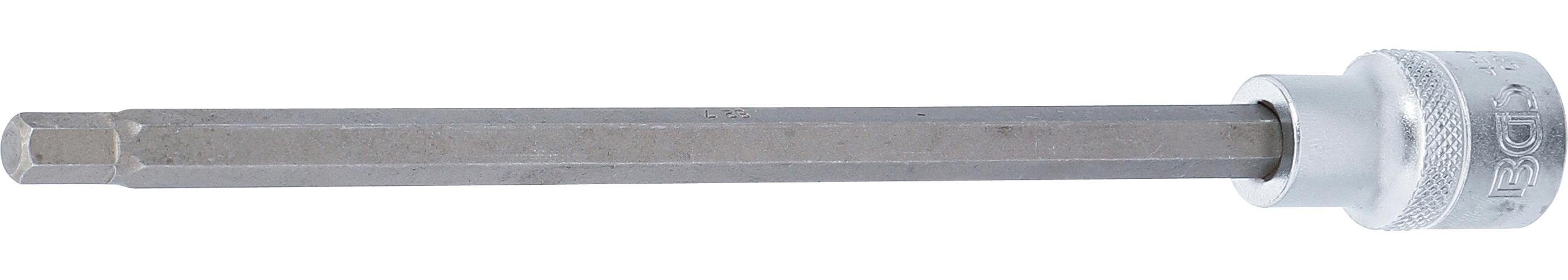 BGS technic Sechskant-Bit Bit-Einsatz, Länge 200 mm, Antrieb Innenvierkant 12,5 mm (1/2), Innensechskant 7 mm