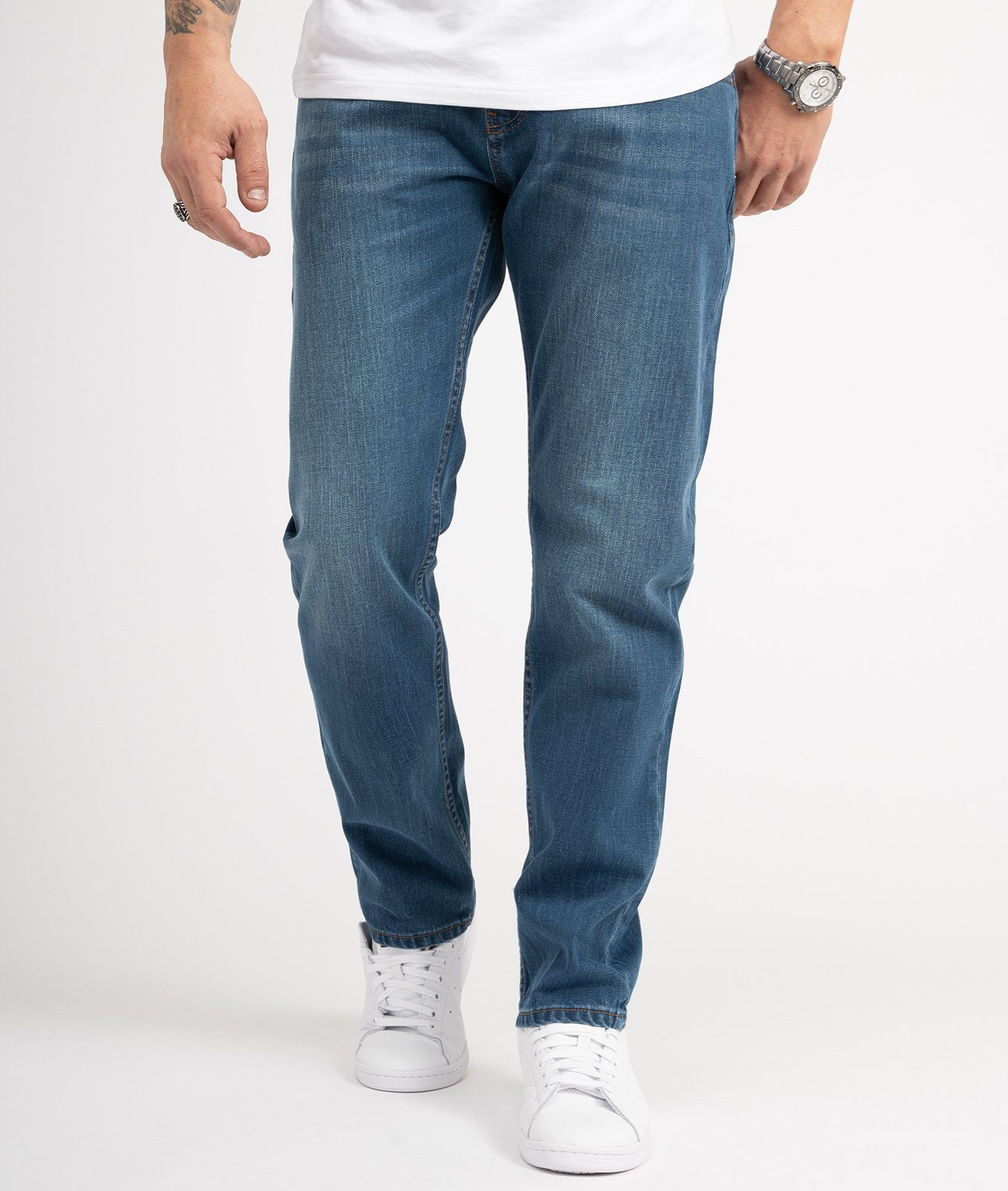 Indumentum Straight-Jeans Herren Comfort Fit Jeans IC-701