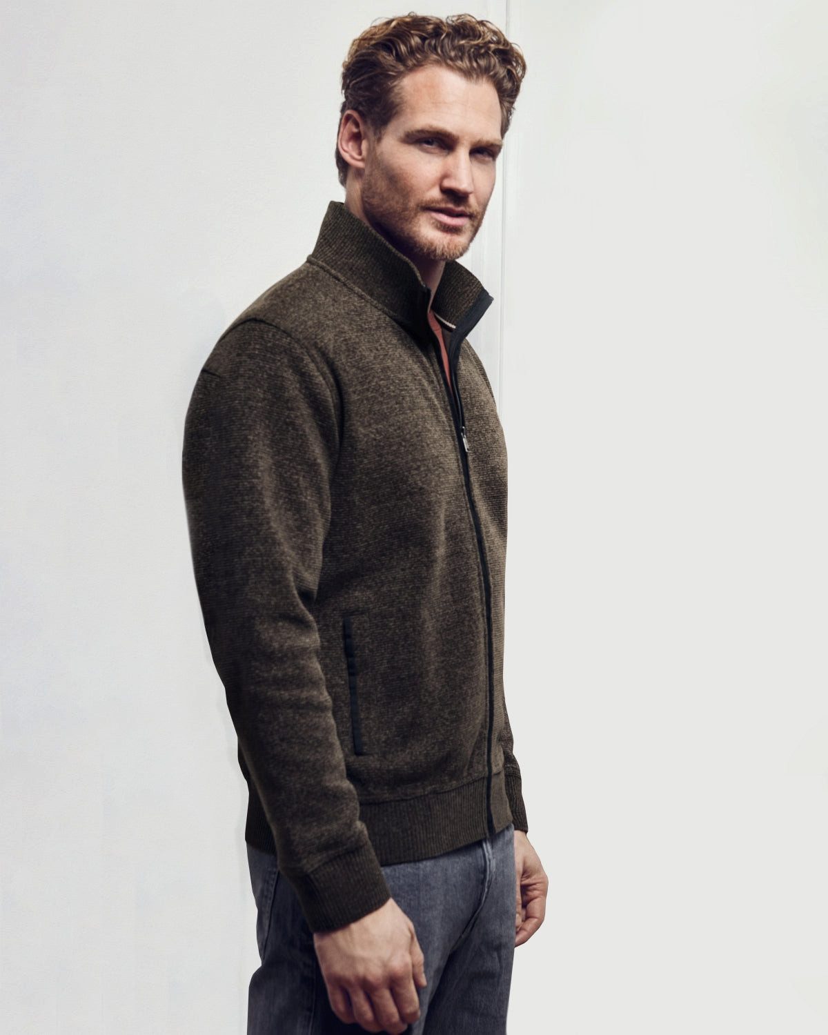 Hajo Sweatjacke Sweatjacke in Chenille-Rippe allover günstig online kaufen