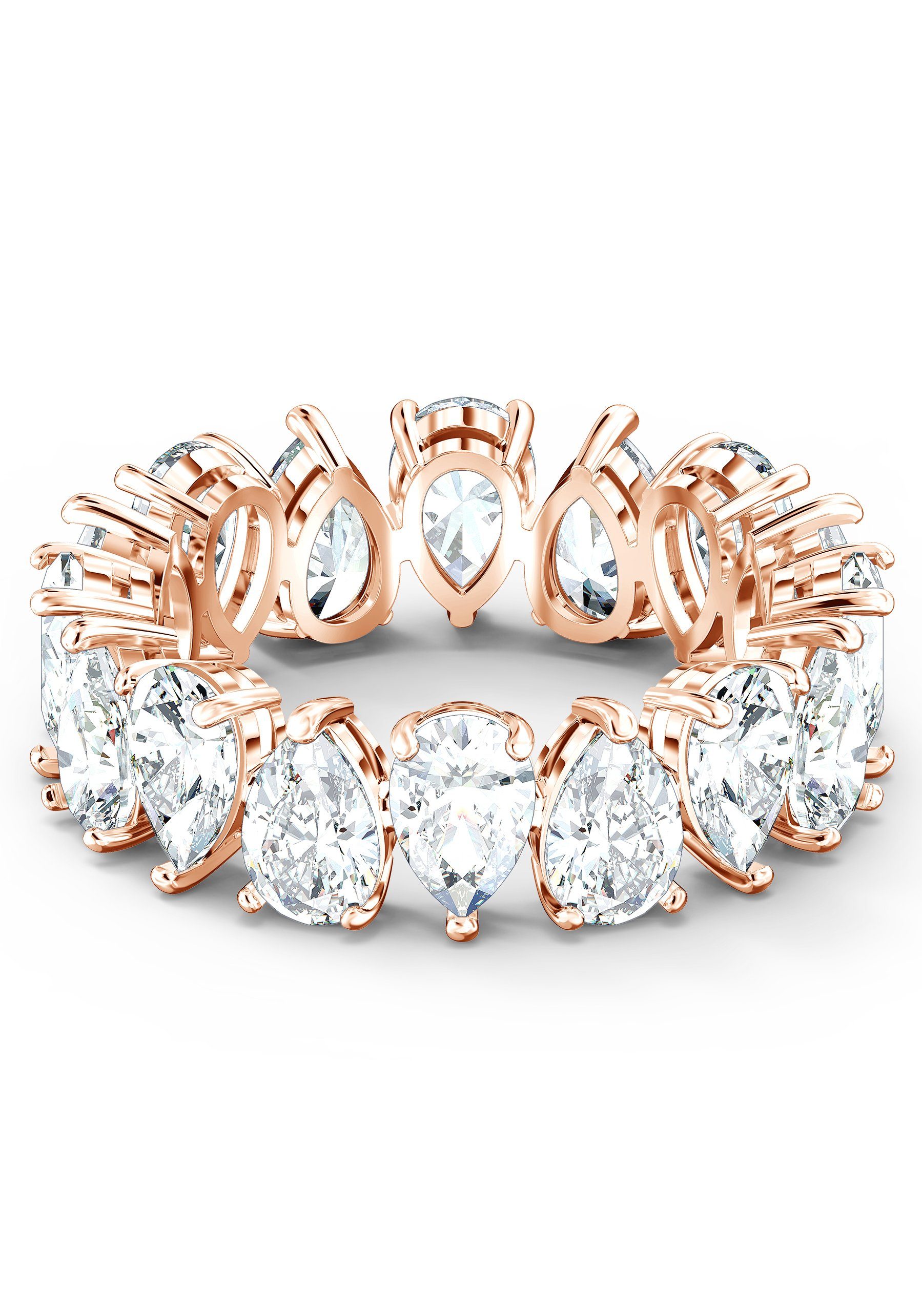 Swarovski Fingerring 5585425, Pear, Kristallen 5586162, 5586163, Vittore mit roségold Swarovski® 5586164, 5586161