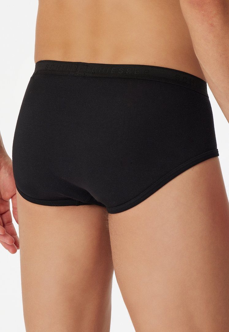 Schiesser Slip Feinripp (4er Vorteilspack) mit Eingriff