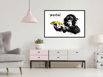Artgeist Poster Banksy: Monkey with Banana