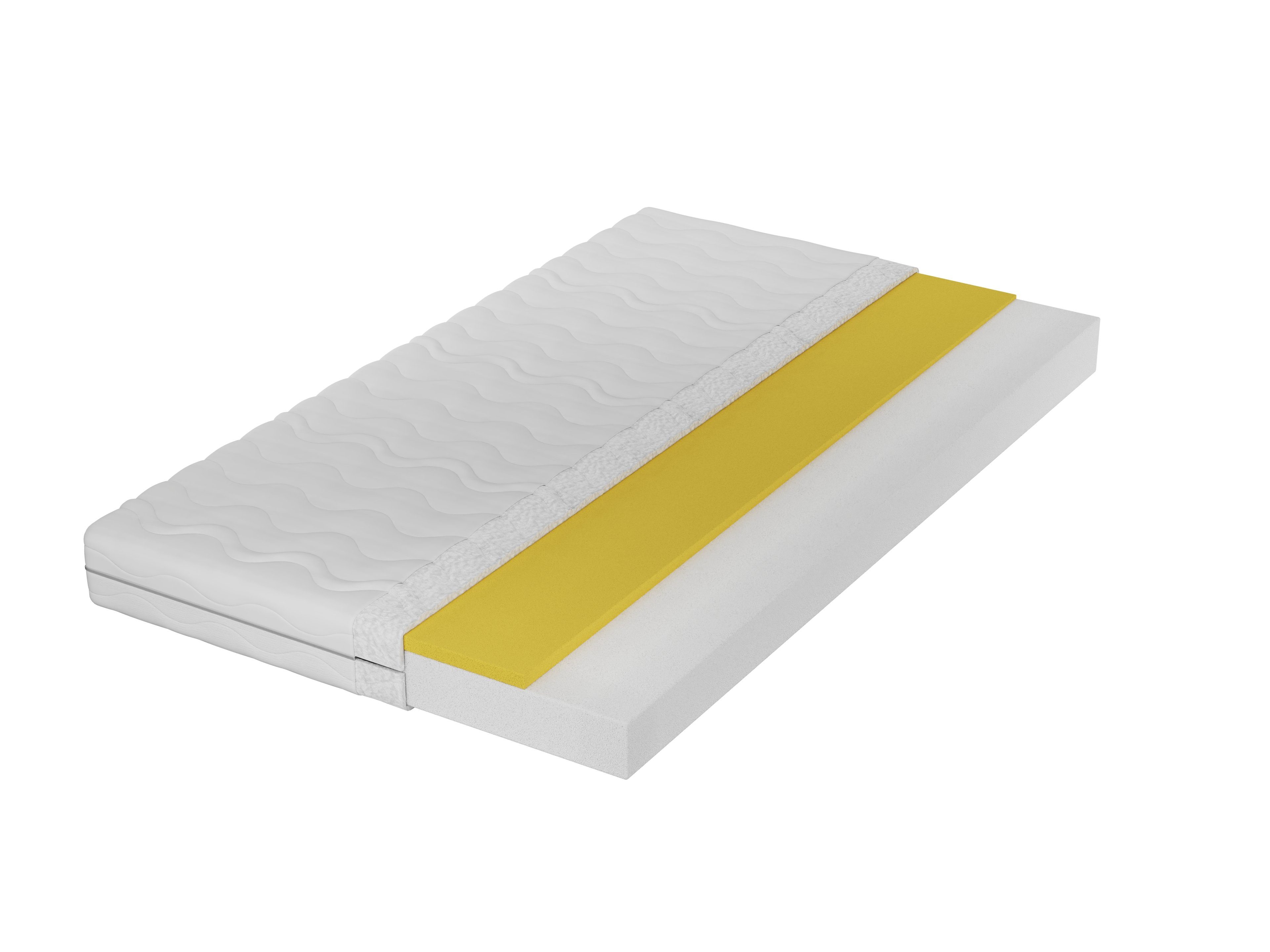Kaltschaummatratze Kaltschaum-Matratze mit VISCO-Einlage Kindermatratze H2,5 Höhe 11 cm