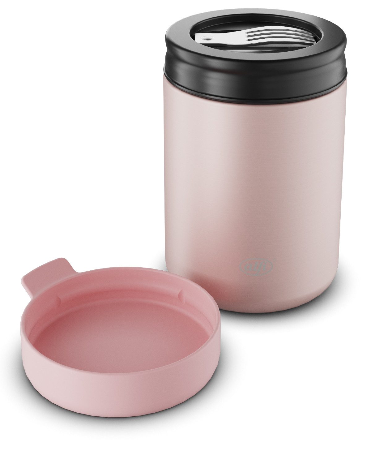 Alfi Thermobehälter ISO FOOD MUG, Thermobehälter für Essen, spülmaschinenfest, Edelstahl, Kunststoff, Silikon, (1-tlg), 0,35l, 5h heiß & 10h kalt, dicht & ausla – Bild 4 von 5