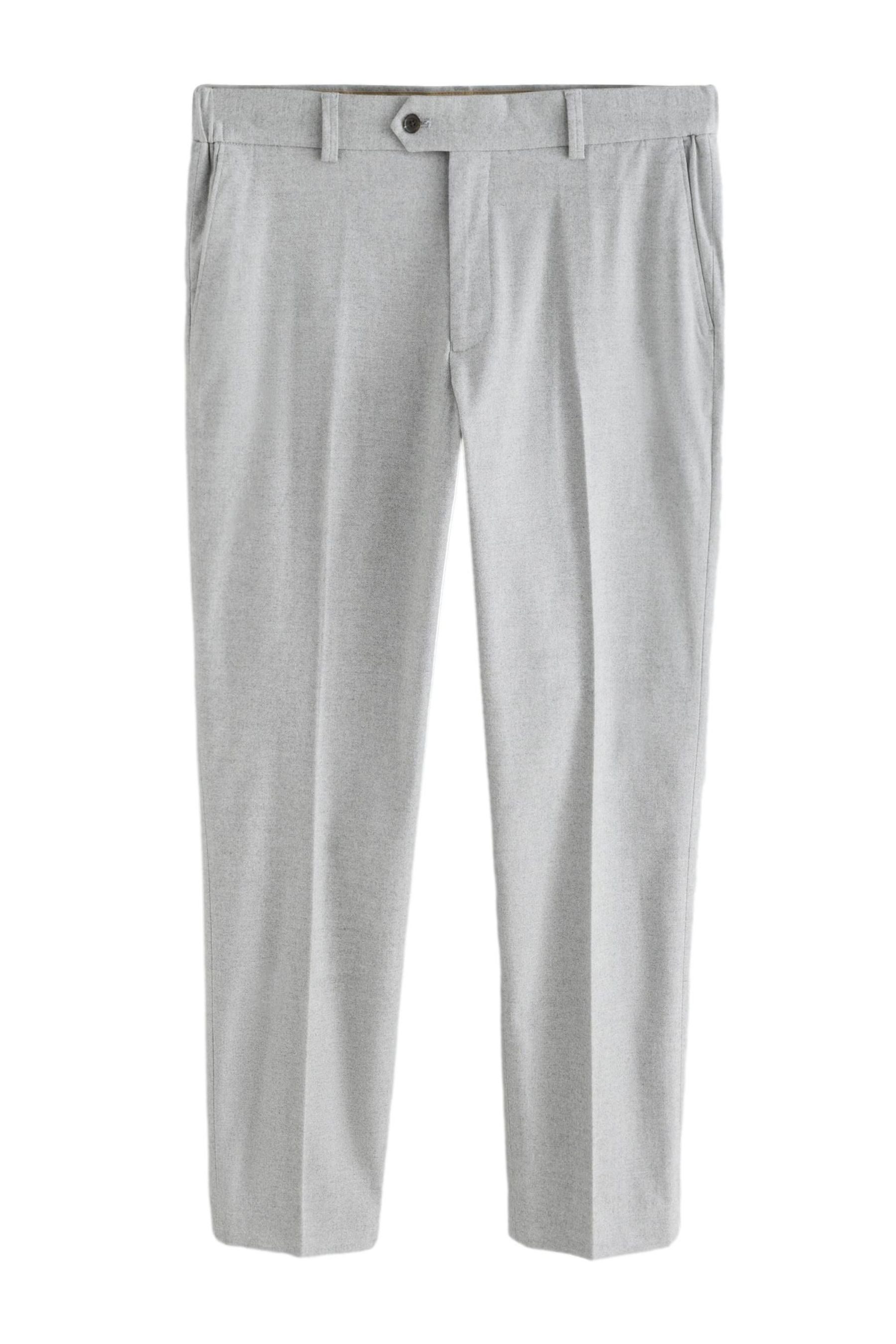 Stoffhose Strukturierte, angeraute Regular Fit Hose