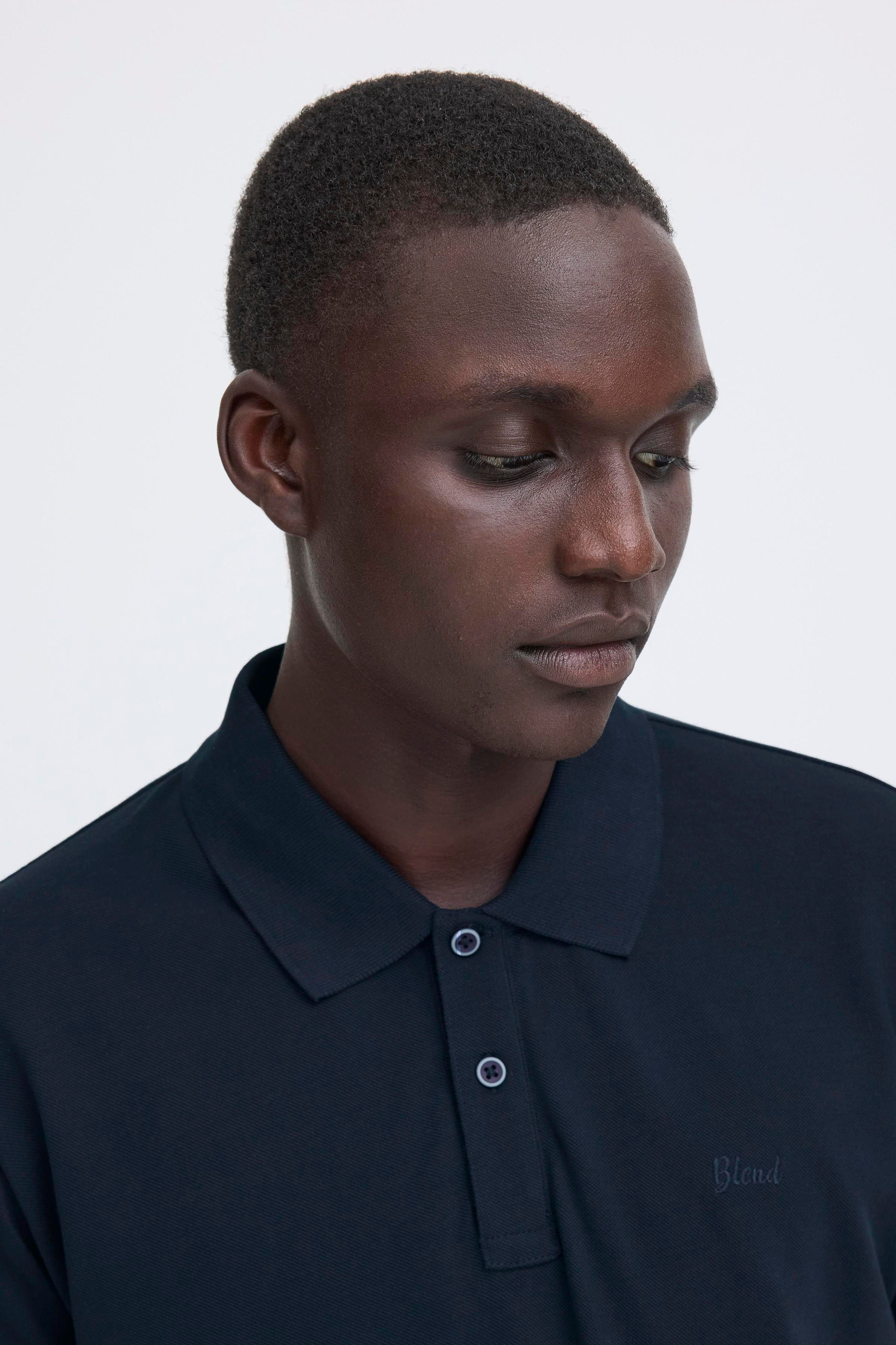 Blend Poloshirt BHABDO POLO S/S mit klassischem Polokragen, aus Baumwolle, Regular Fit, Kurzarm