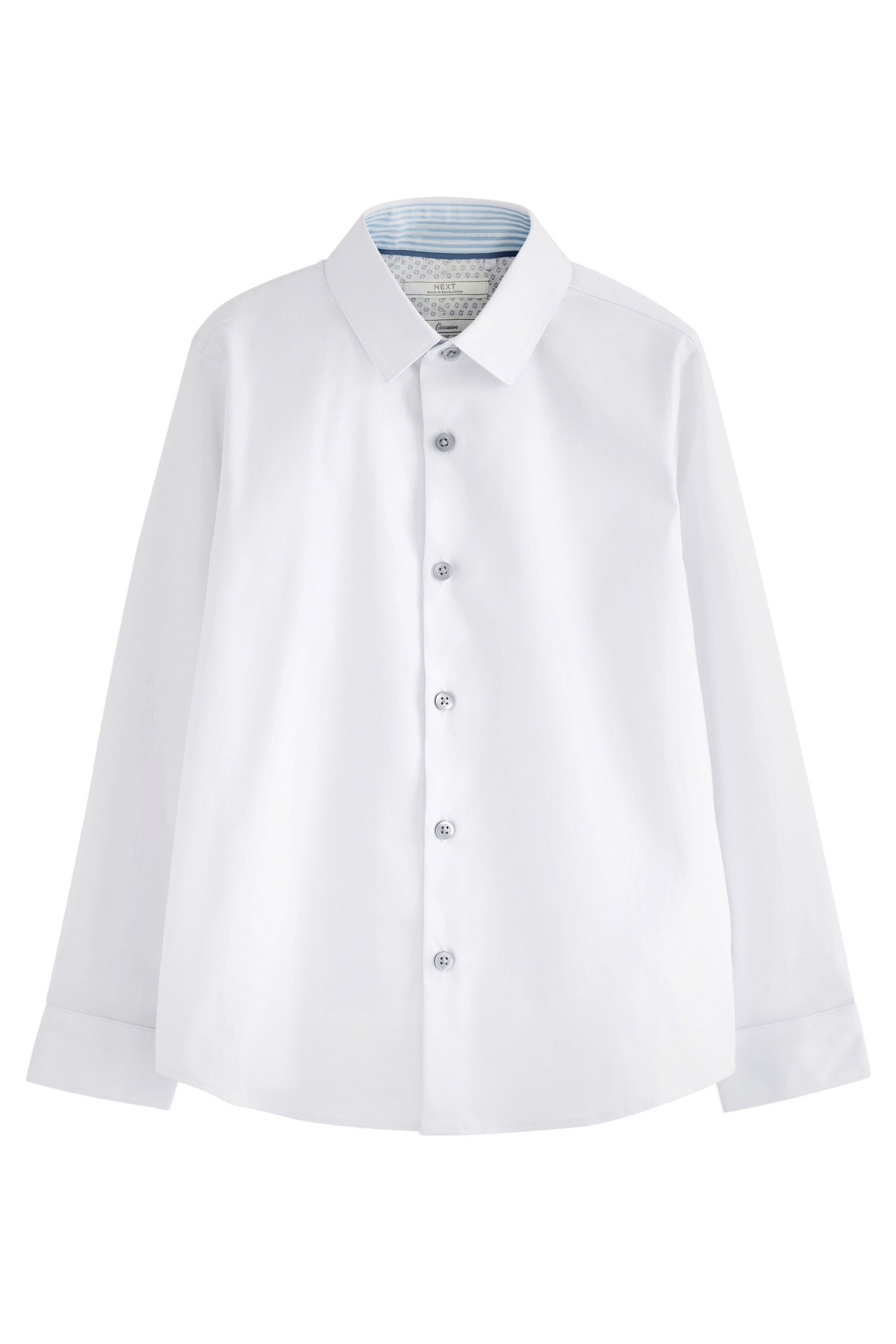 Next Langarmhemd Langarmhemd mit elegantem Besatz (1-tlg)