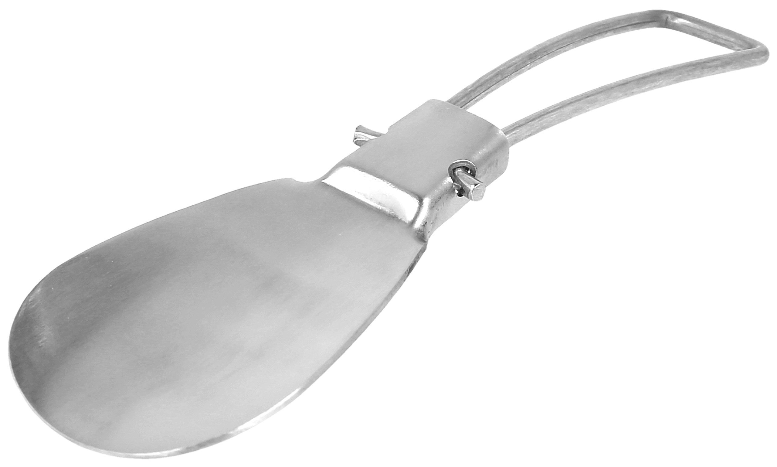 Lantelme Schuhlöffel aus Edelstahl Klappbar Reise Schuhanzieher Metall mini für Tasche (1-tlg), Aufgeklappt 13cm, eingeklappt nur 8cm, Passt perfekt in jede Tasche