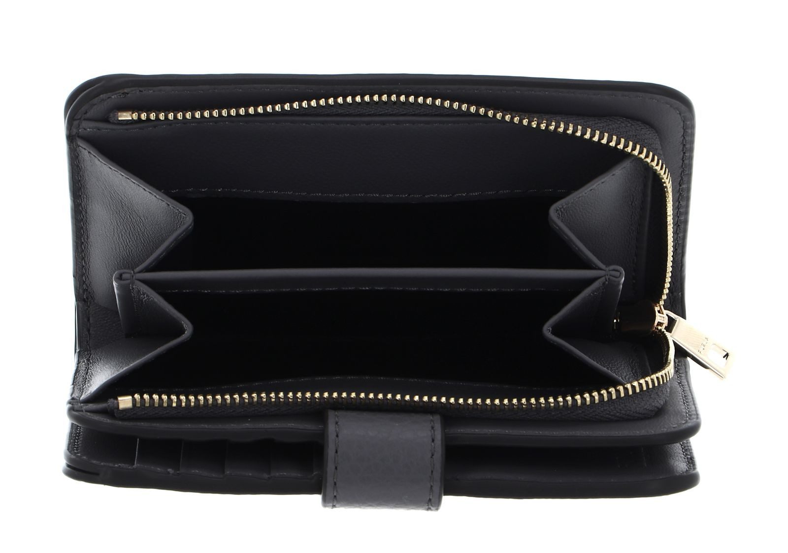 Furla Geldbörse Compact Wallet With Zip, aus echtem Leder
