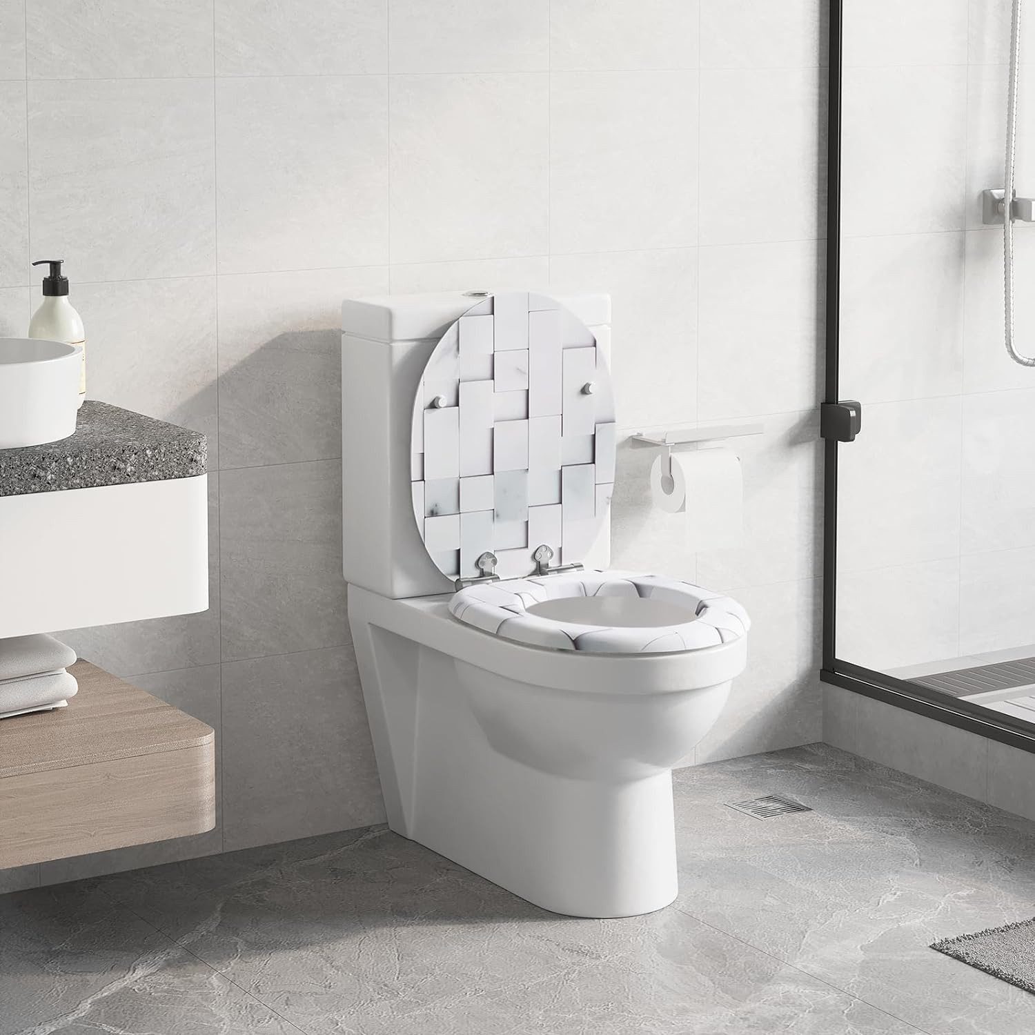 Woltu WC-Sitz (1-St), O Form, mit günstig online kaufen