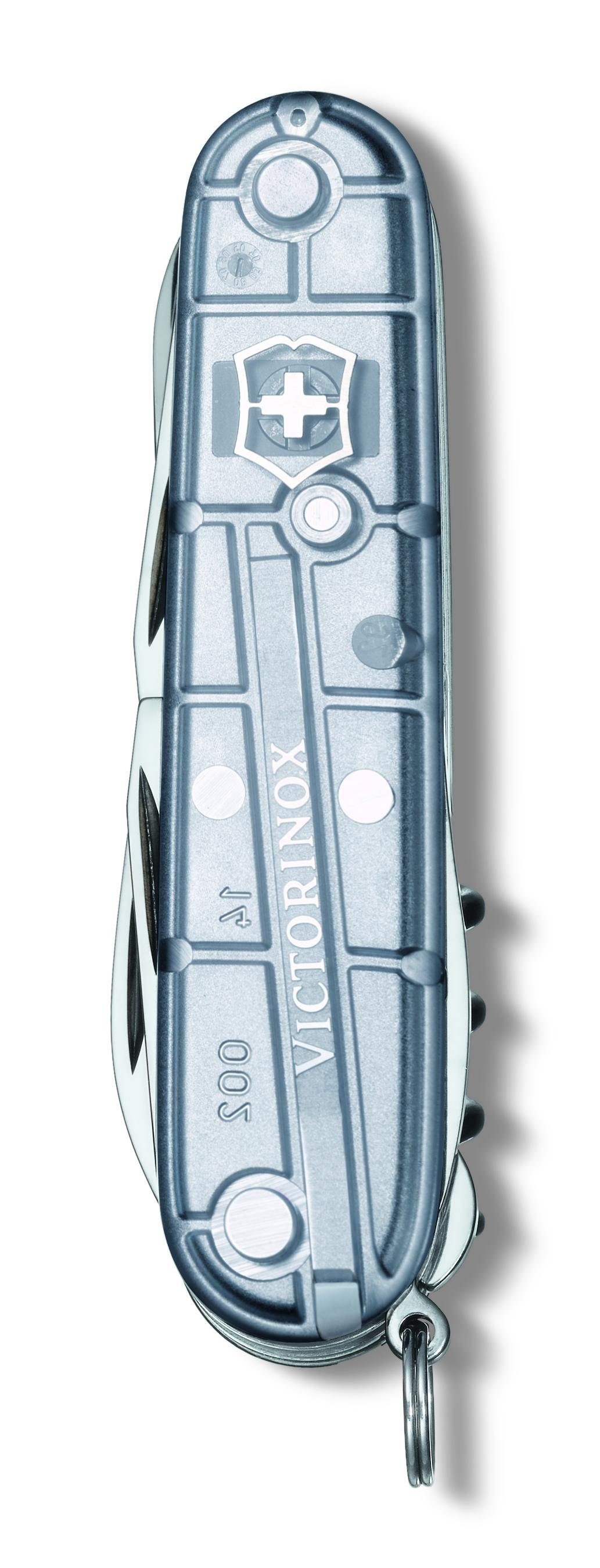 Victorinox Taschenmesser Climber, 91 mm, silver transparent silvertech
