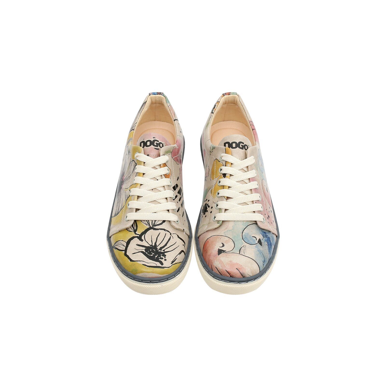 DOGO Classic Schnürsneaker A Pair Of Doves Damen Sneaker Sneaker Handgefertigt