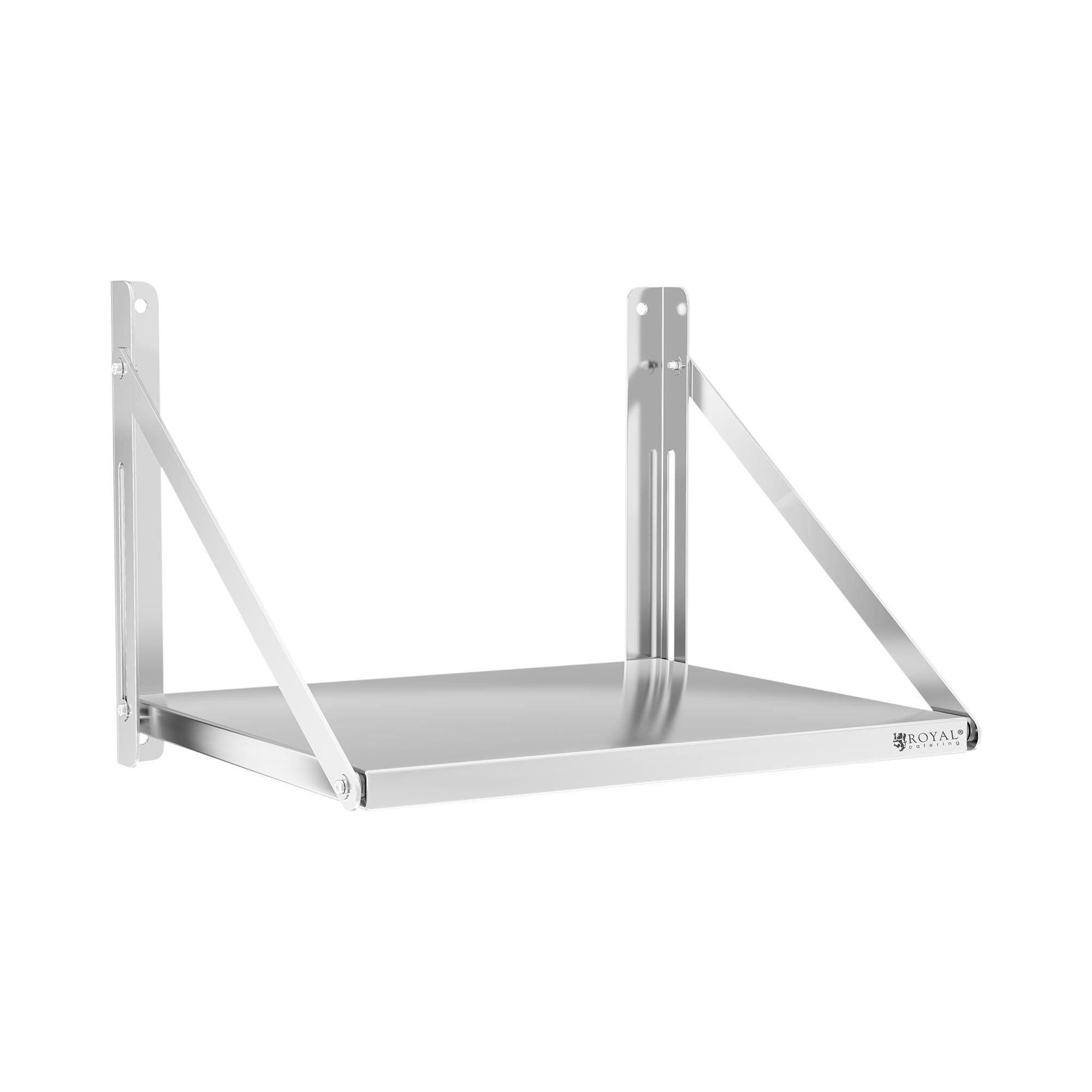 Royal Catering Hängeregal Wandbord klappbar 40 kg Wandregal 60 x 45 cm Edel günstig online kaufen