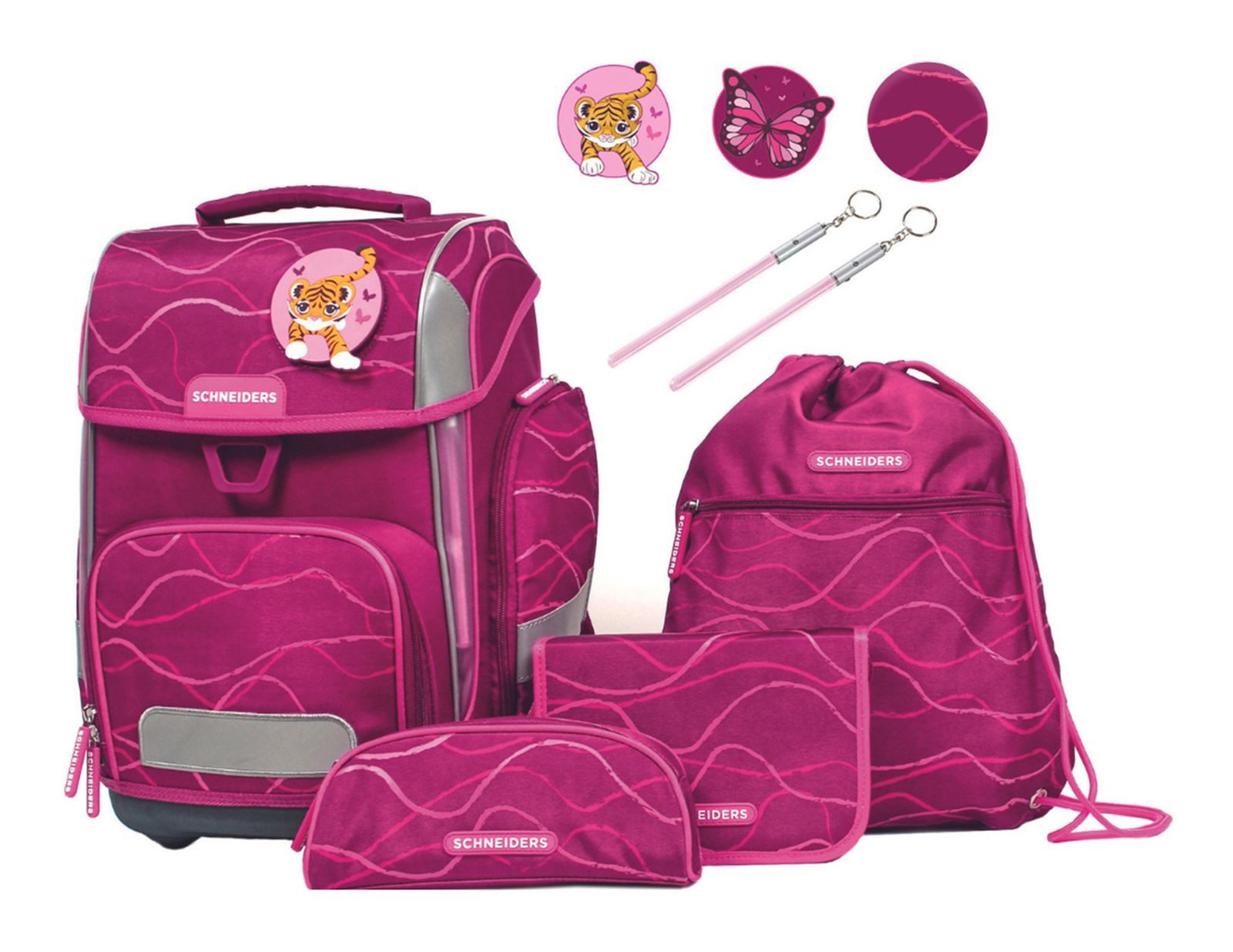 Schneiders Schulranzen Set 9-teilig (Set, 6-tlg)