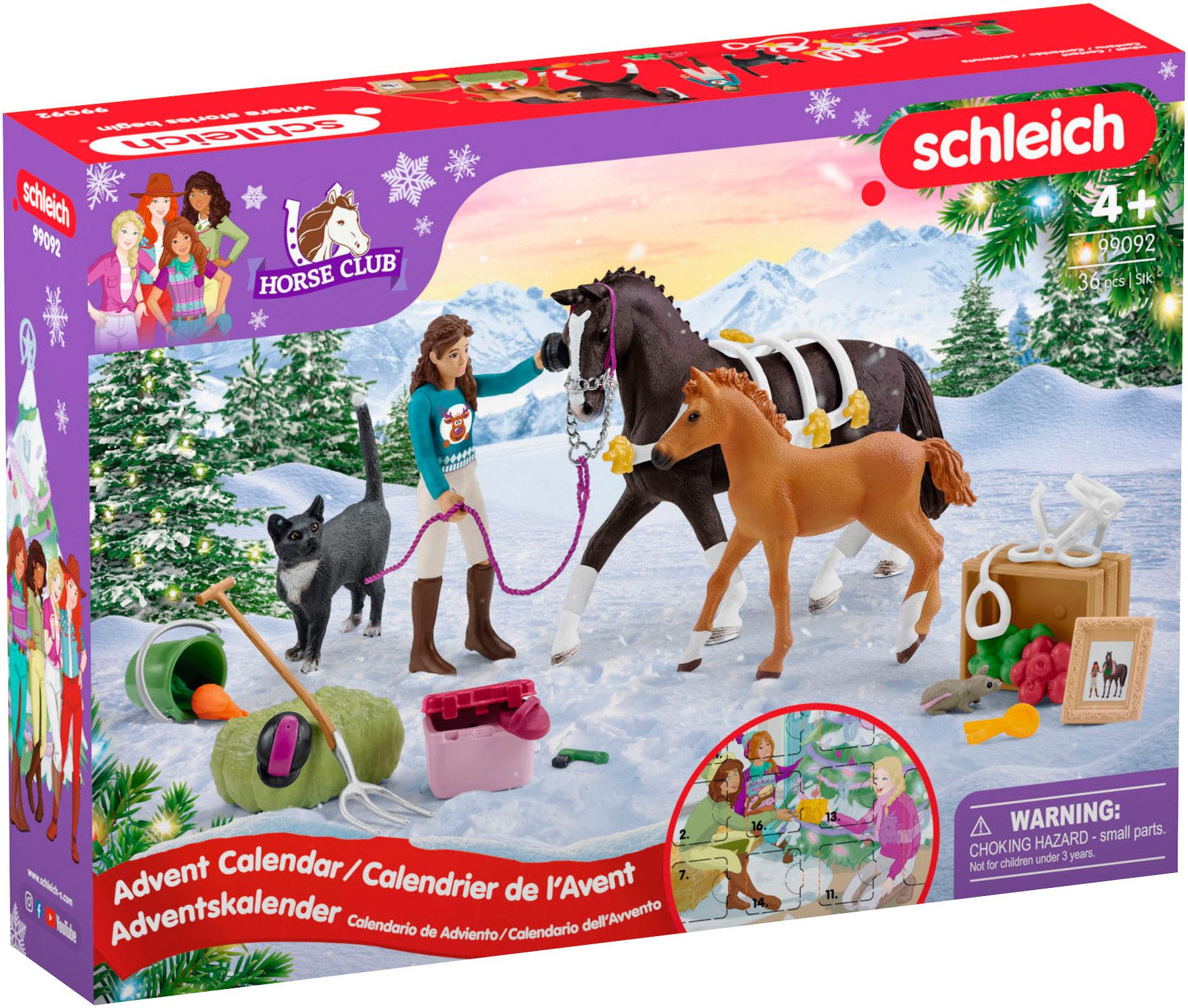 Schleich® Spielzeug-Adventskalender HORSE CLUB (36-tlg)