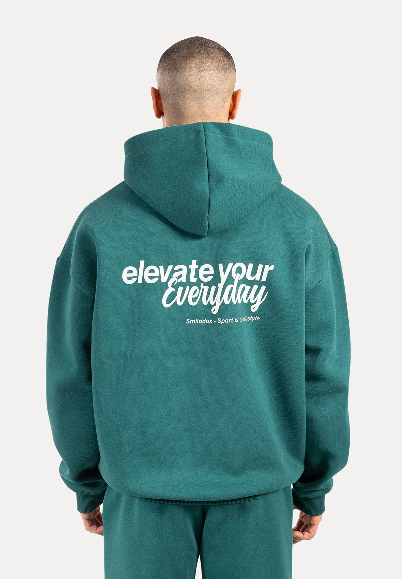 Smilodox Hoodie Tamio, Regular Fit Kapuzenpullover mit Prints auf Brust & R günstig online kaufen