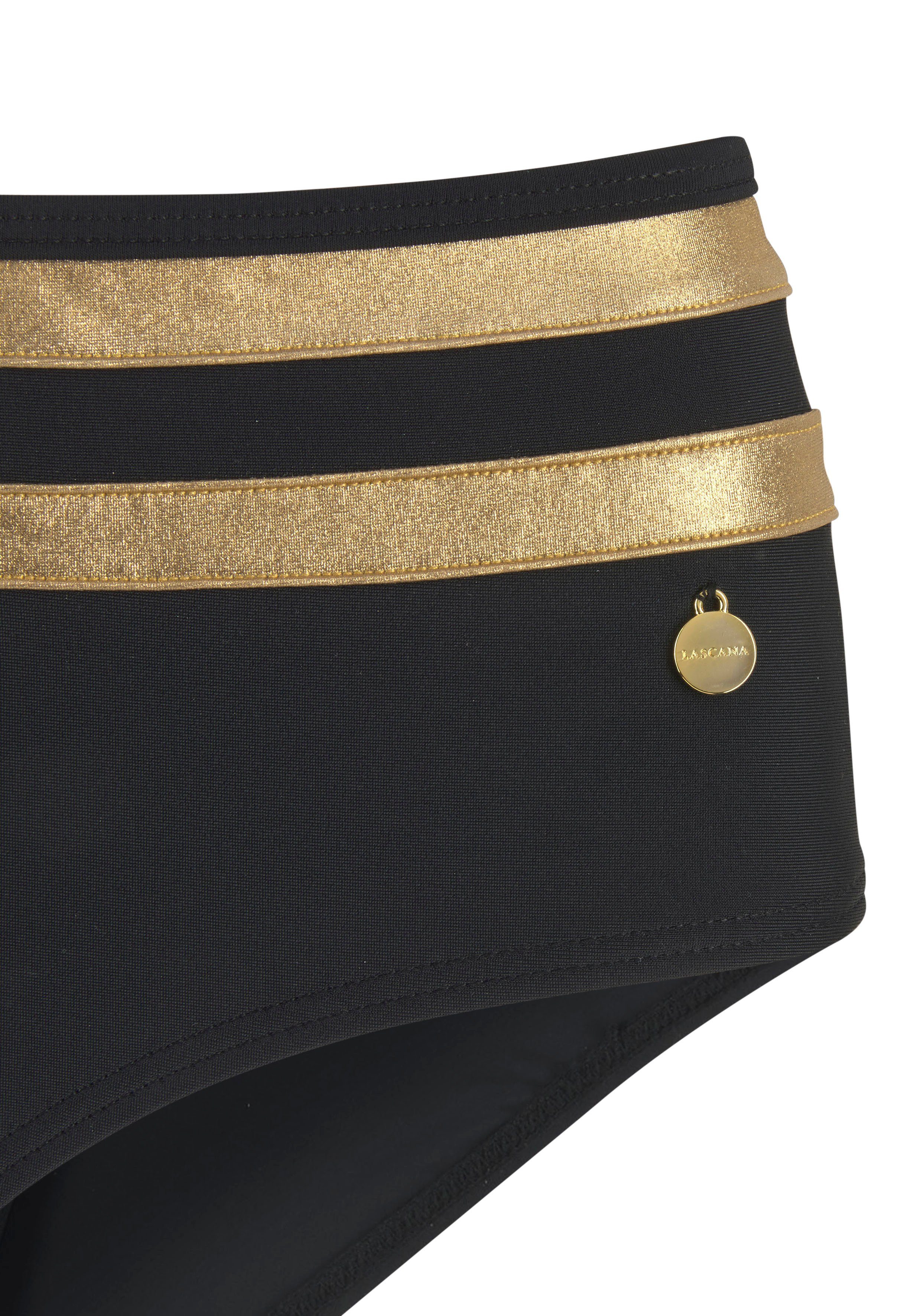 LASCANA Bikini-Hose Elodie mit trendigem Materialeinsatz – Bild 3 von 5