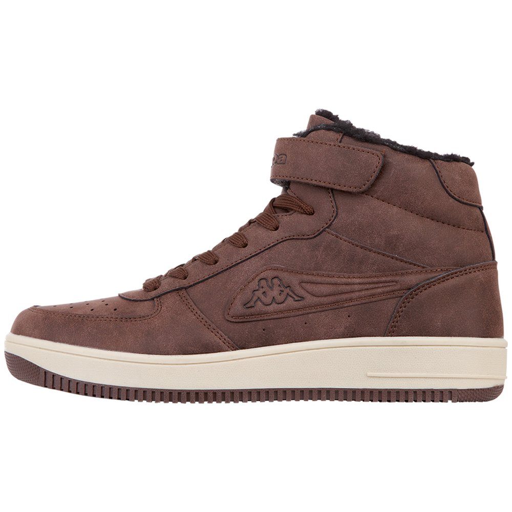 Kappa Sneaker mit wärmendem Innenfutter brown-offwhite