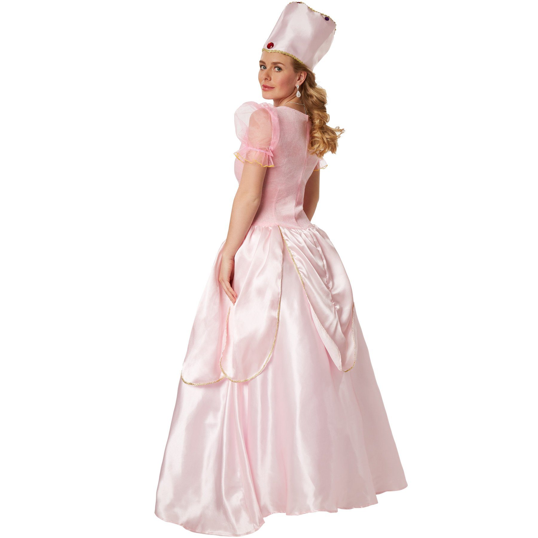 dressforfun Kostüm Frauenkostüm Prinzessin Dornröschen, Zauberhaftes Dornröschenkleid im Seidenlook