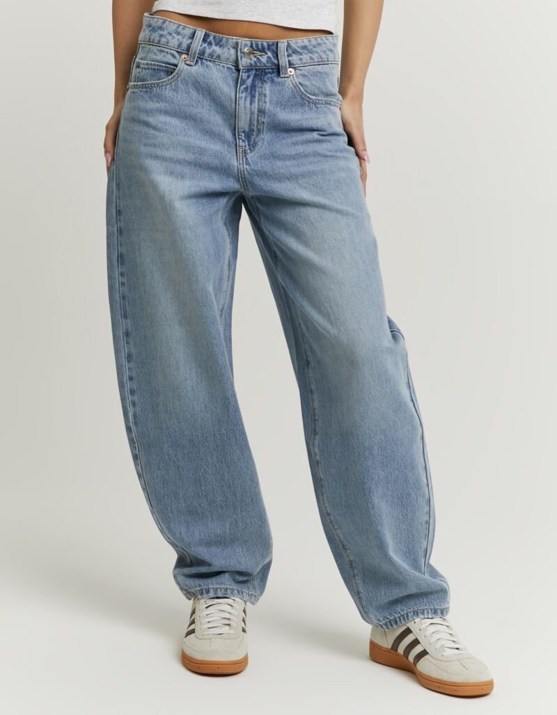 Tally Weijl High-waist-Jeans SPADEJOELLE Baumwollmischung, barrel fit
