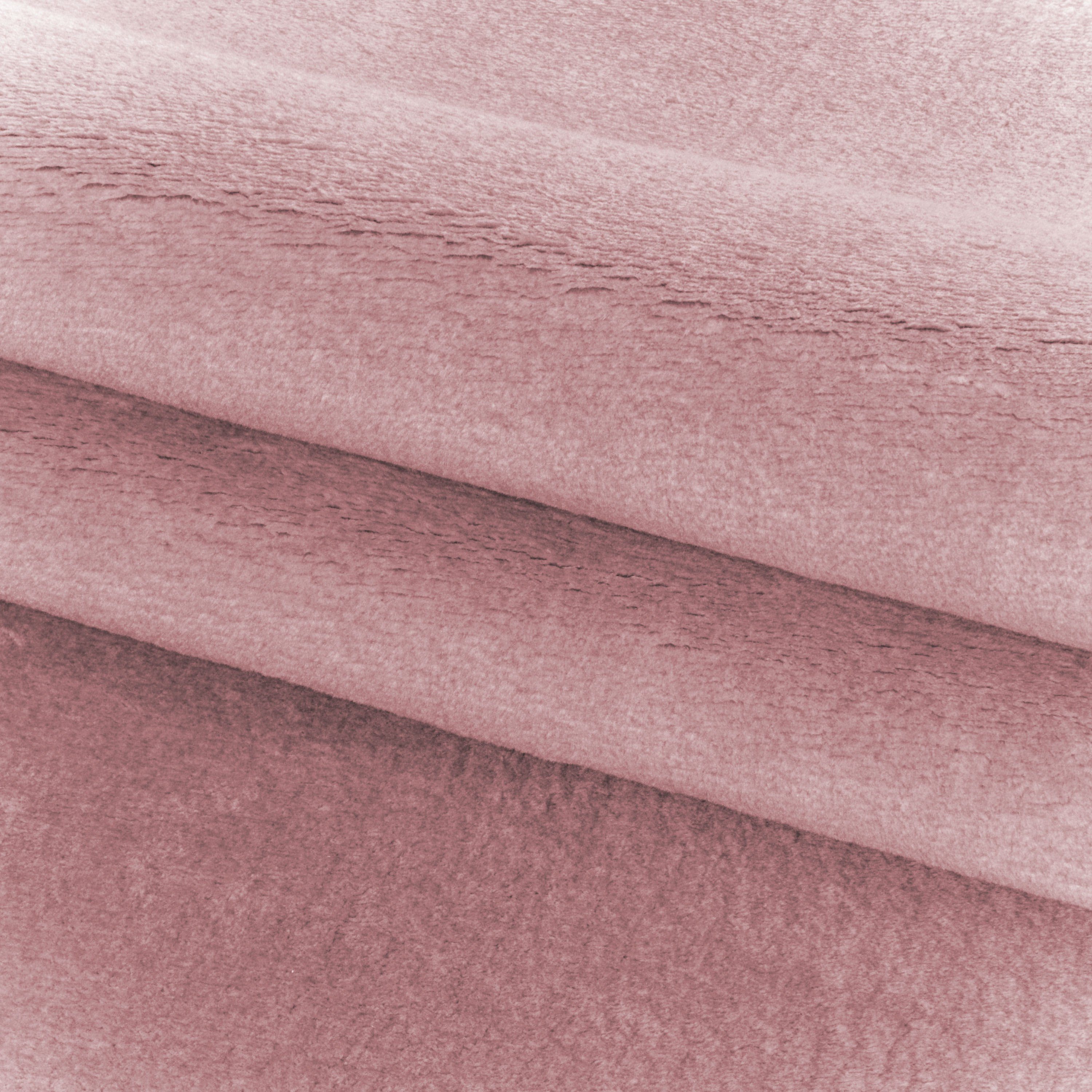 Kurzflor Rosé Schlafzimmer Teppich Flachflor Angeycasa, Microfaser, Wohnzimmer,