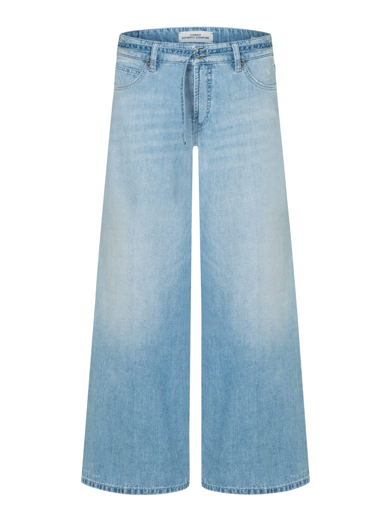 Cambio Stretch-Hose blau,Casual,Baumwolle,Unifarben,Weit