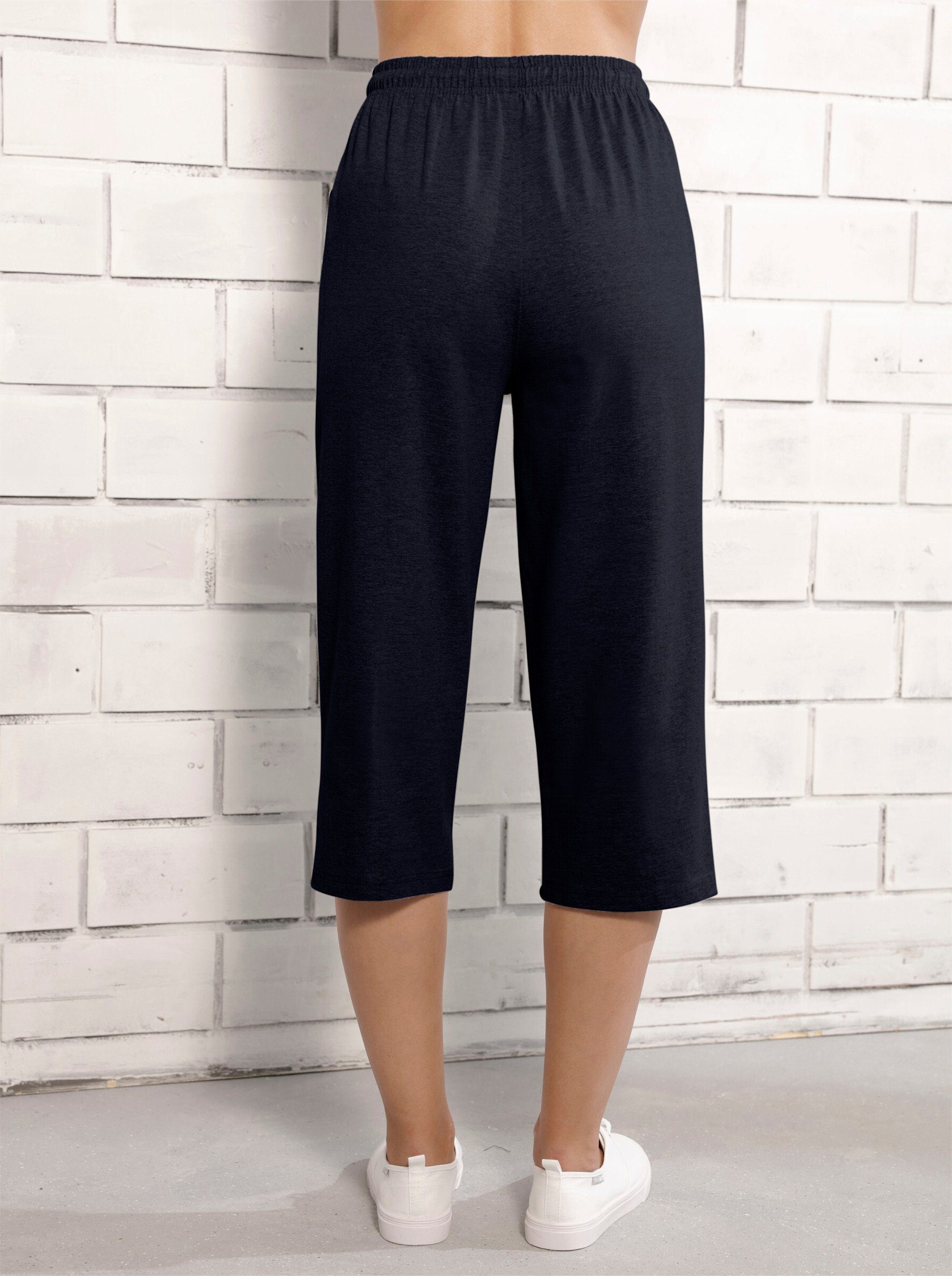 Sieh an! Jogginghose Capri-Freizeithose