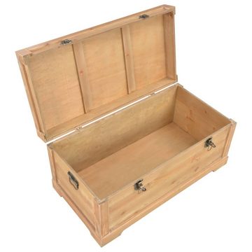 vidaXL Aufbewahrungsbox Aufbewahrungstruhe mit Auflage 80×40×40 cm MDF (1 St)