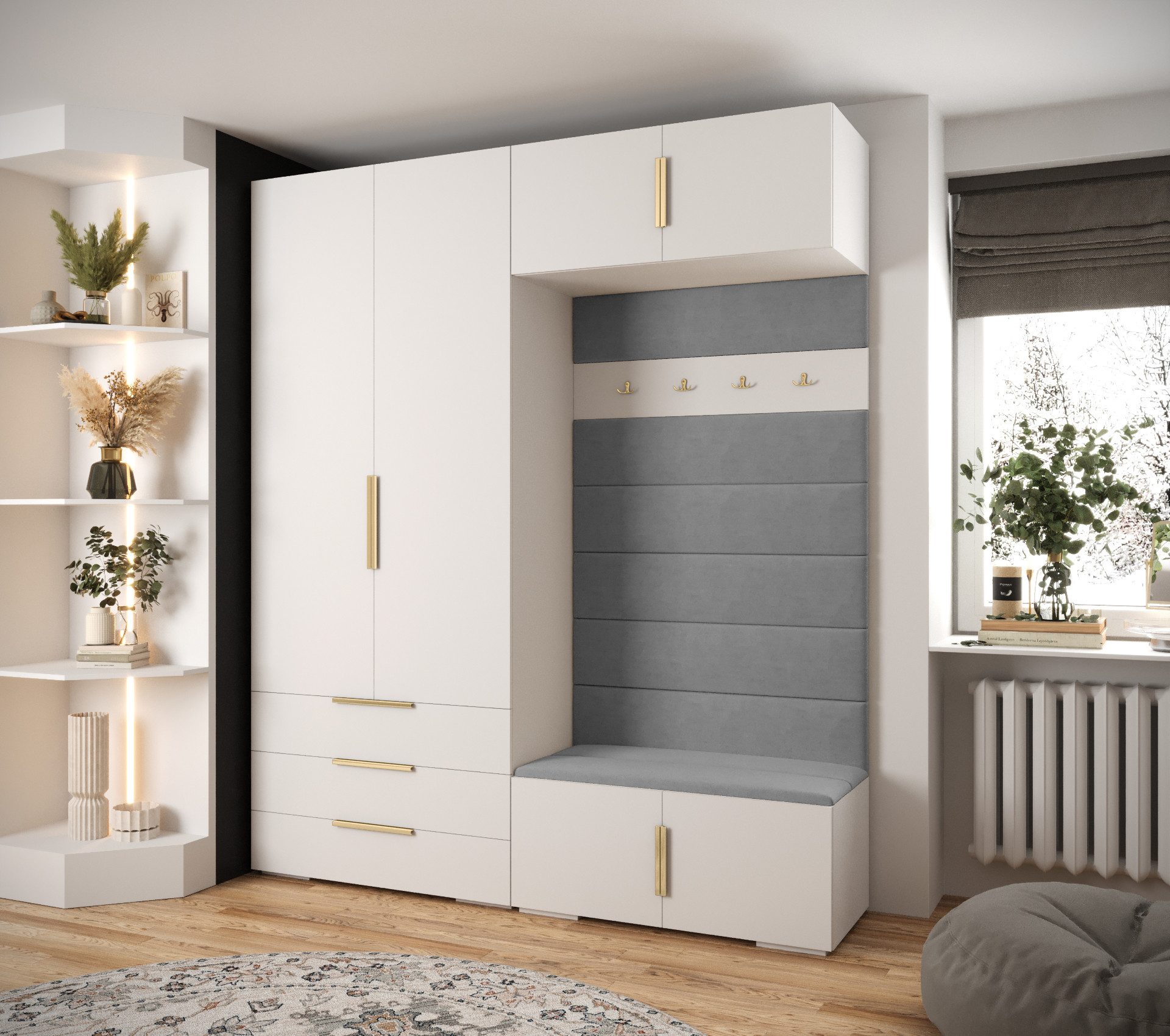 ABIKS MÖBEL Kompaktgarderobe INOVA 1 SATZ günstig online kaufen